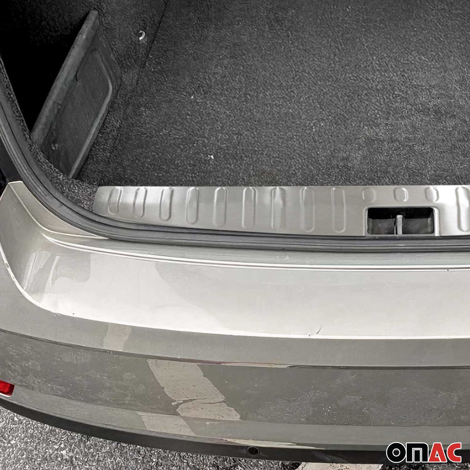 Innen Ladekantenschutz Stoßstange für Skoda Octavia 5E Kombi 2013-2019 Gebürstet - Image 3