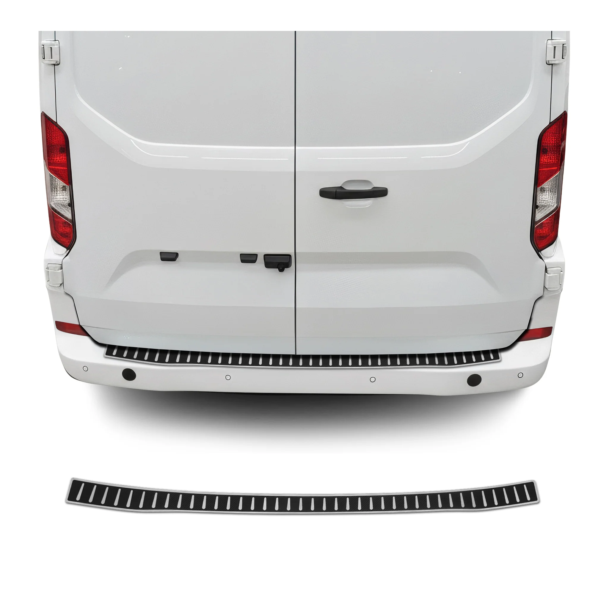 Ladekantenschutz Stoßstange für Ford Transit Tourneo Custom 2023-2026 Edelstahl