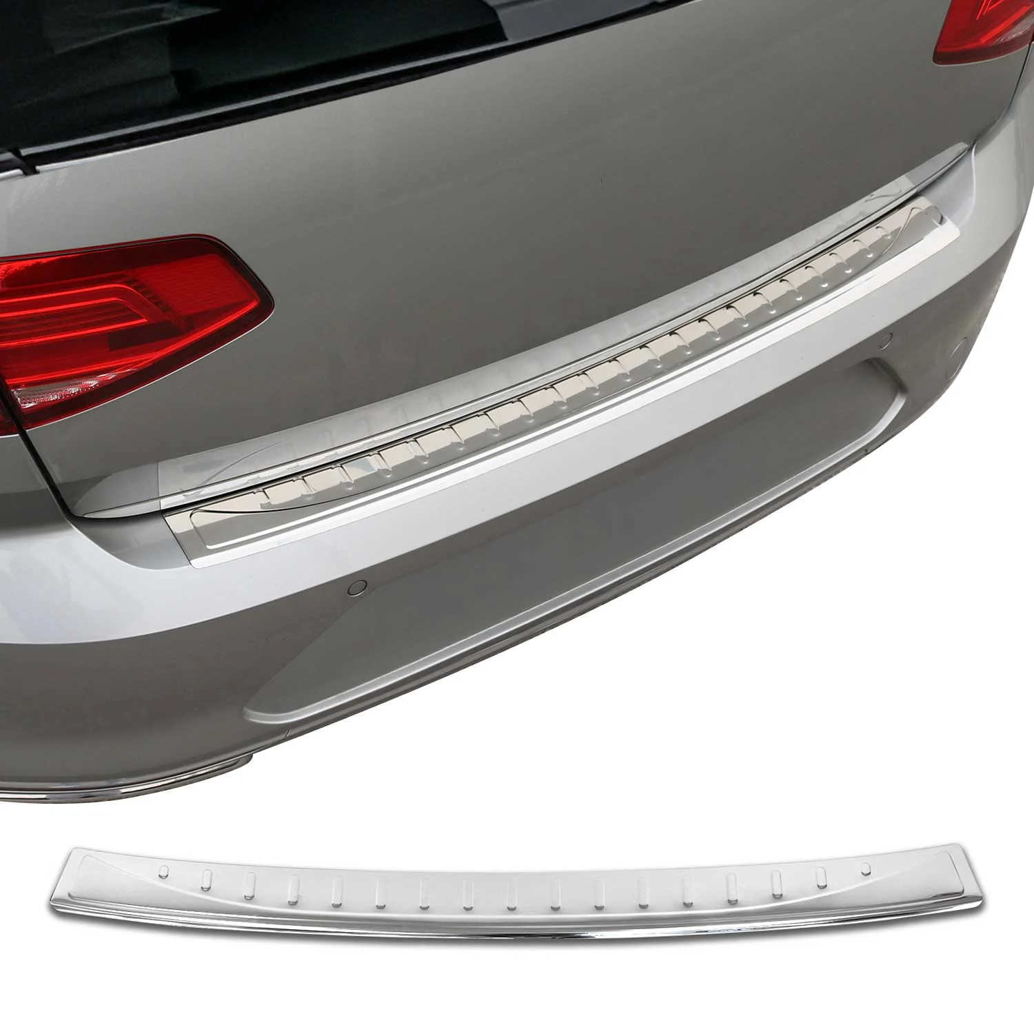 Ladekantenschutz Stoßstange für VW Passat B8.5 Variant 2019-2023 Edelstahl Chrom