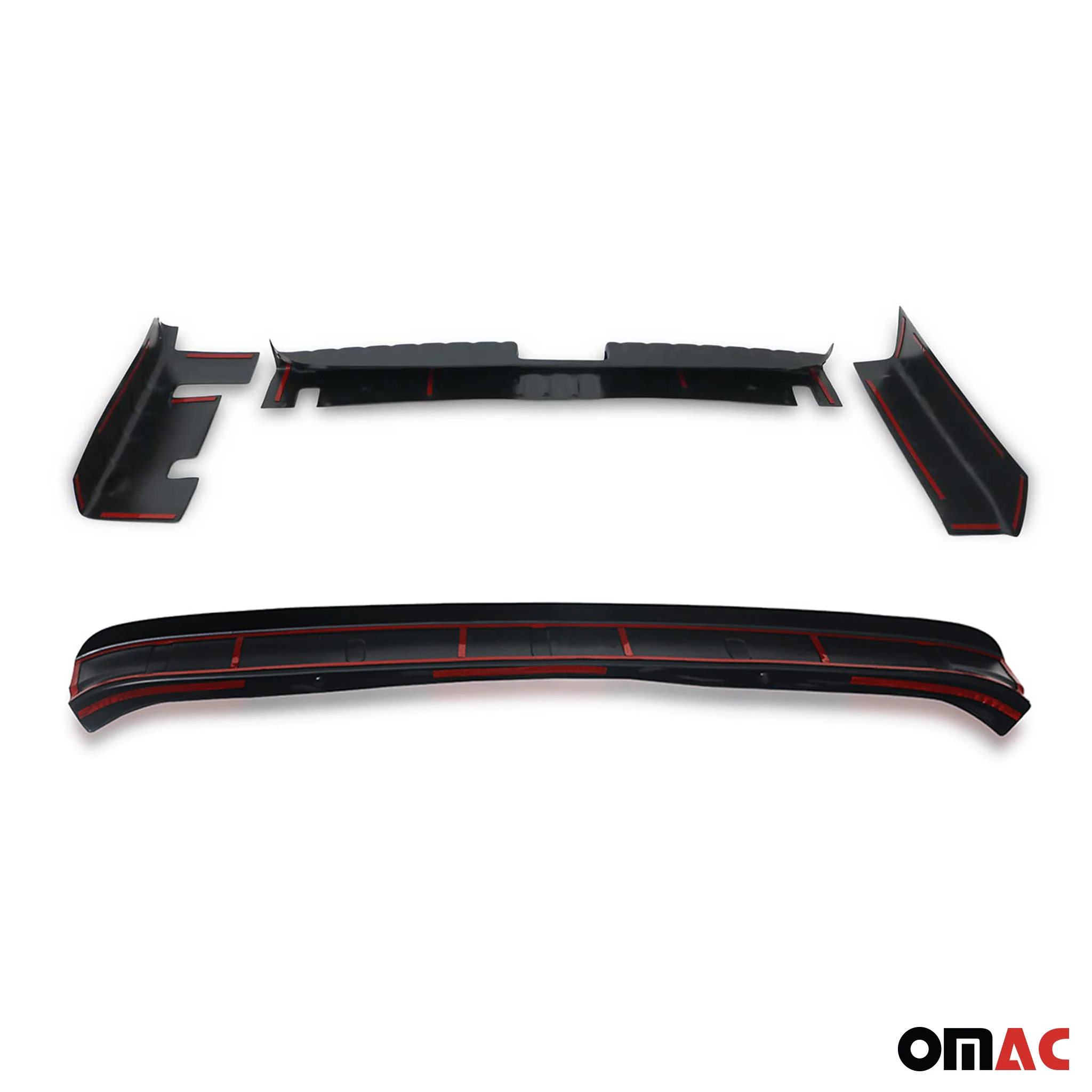 Ladekantenschutz & Stoßstange Satz für Dacia Duster mk1 2010-2017 ABS Schwarz - Image 5