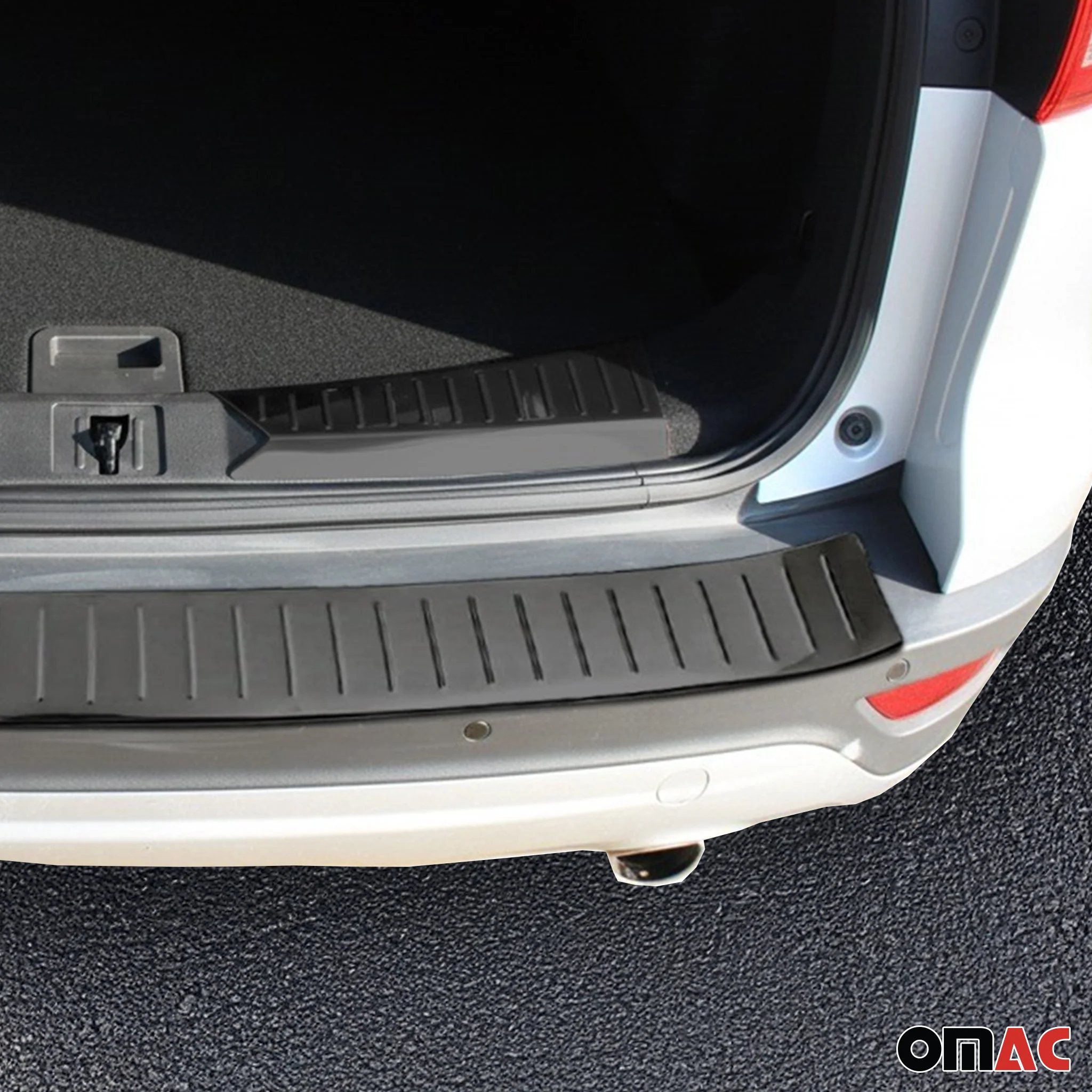 Ladekantenschutz & Stoßstange Satz für Ford Kuga 2012-17 Pre-FL Edelstahl Dunkel - Image 2