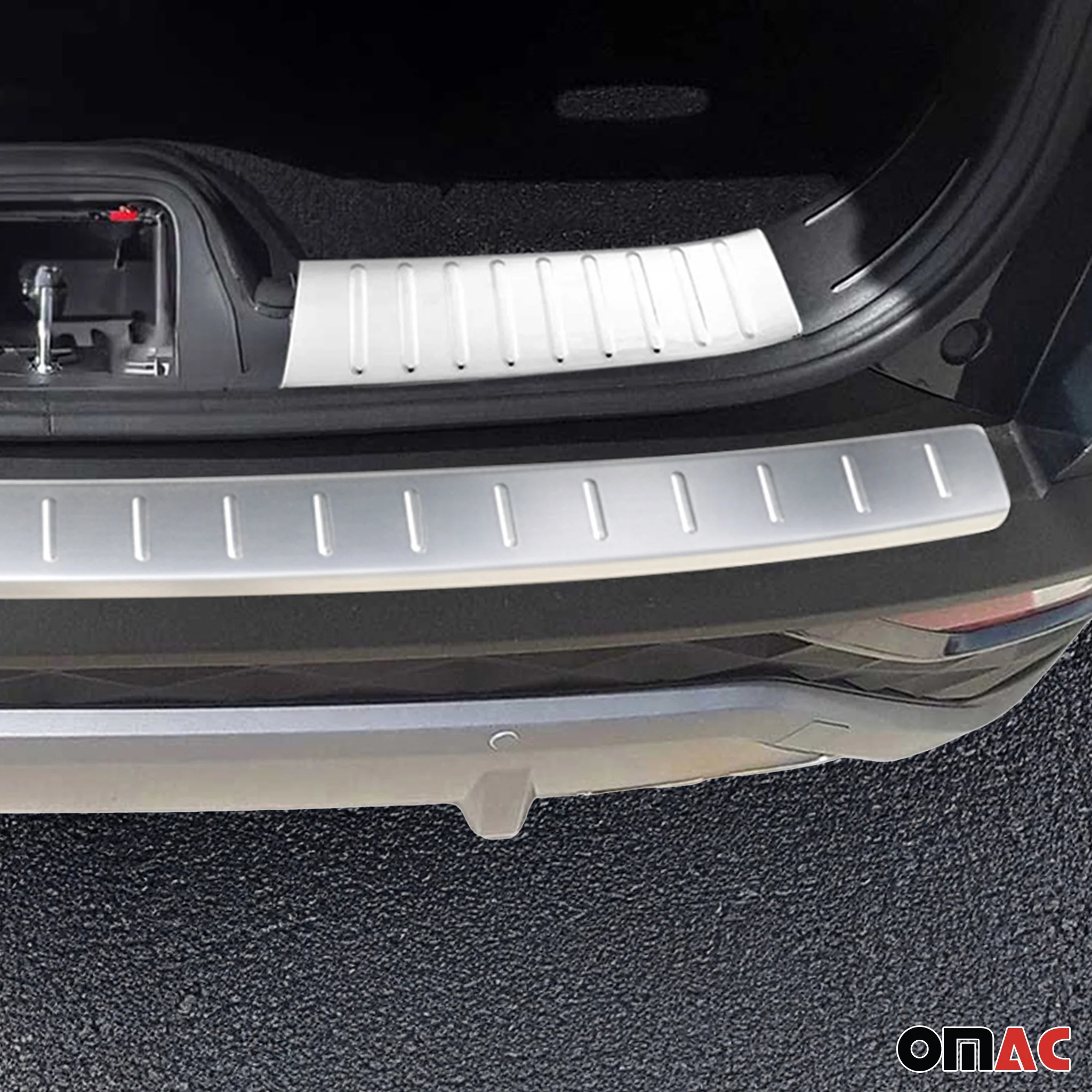 Ladekantenschutz & Stoßstange Satz für Hyundai Tucson 2022-2026 Chrom Gebürstet - Image 2
