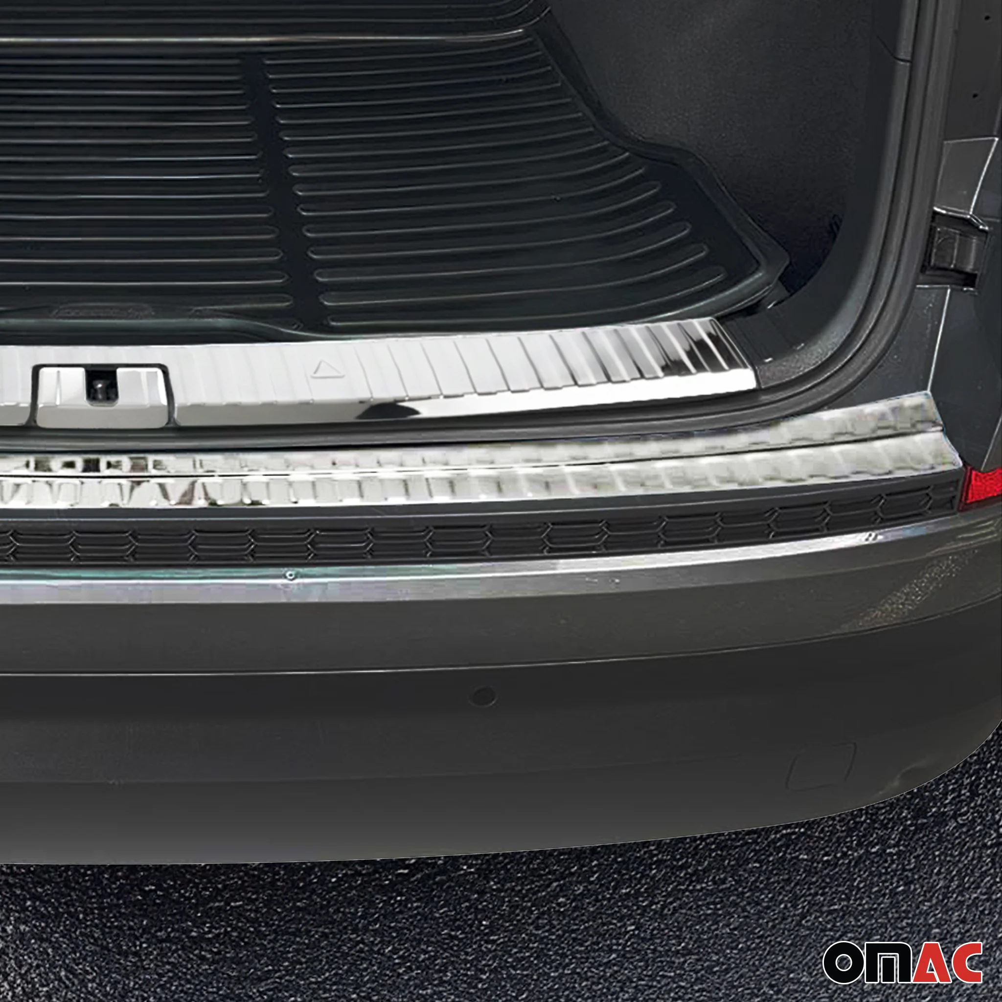 Ladekantenschutz & Stoßstange Satz für Skoda Kodiaq 2016-2024 Edelstahl Glänzend - Image 2