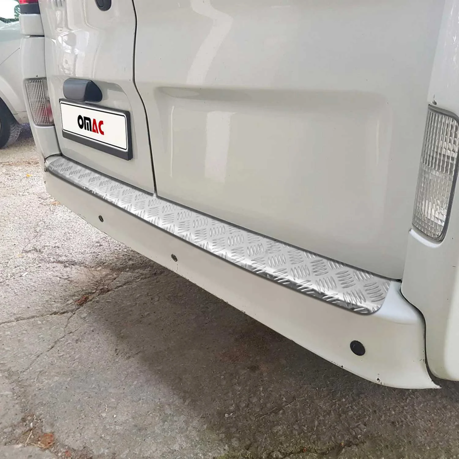 Ladekantenschutz Stoßstangenschutz für Nissan NV400 2012-2022 Aluminium Silber