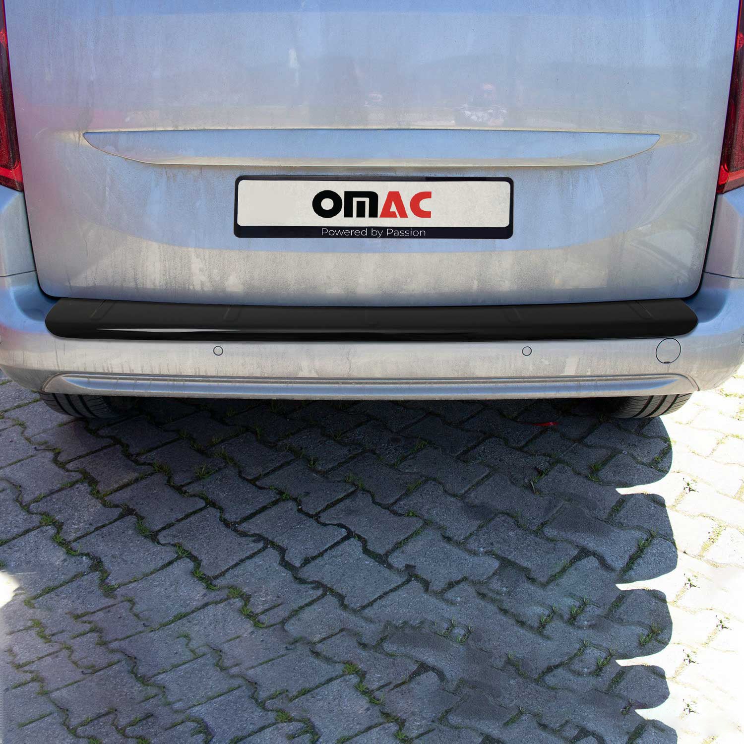 Ladekantenschutz Stoßstangenschutz für Opel Combo E Cargo 2019-2023 Schwarz ABS