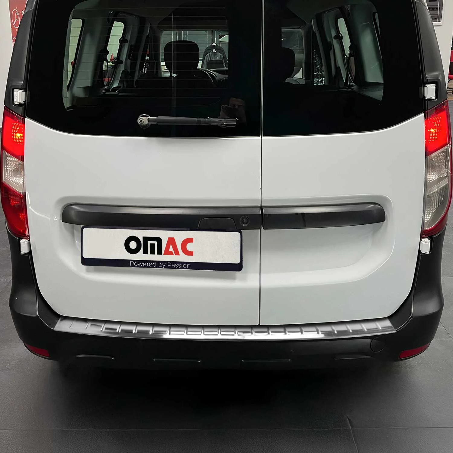Ladekantenschutz Stoßstangenschutz für Renault Express 2021-2024 Edelstahl Chrom