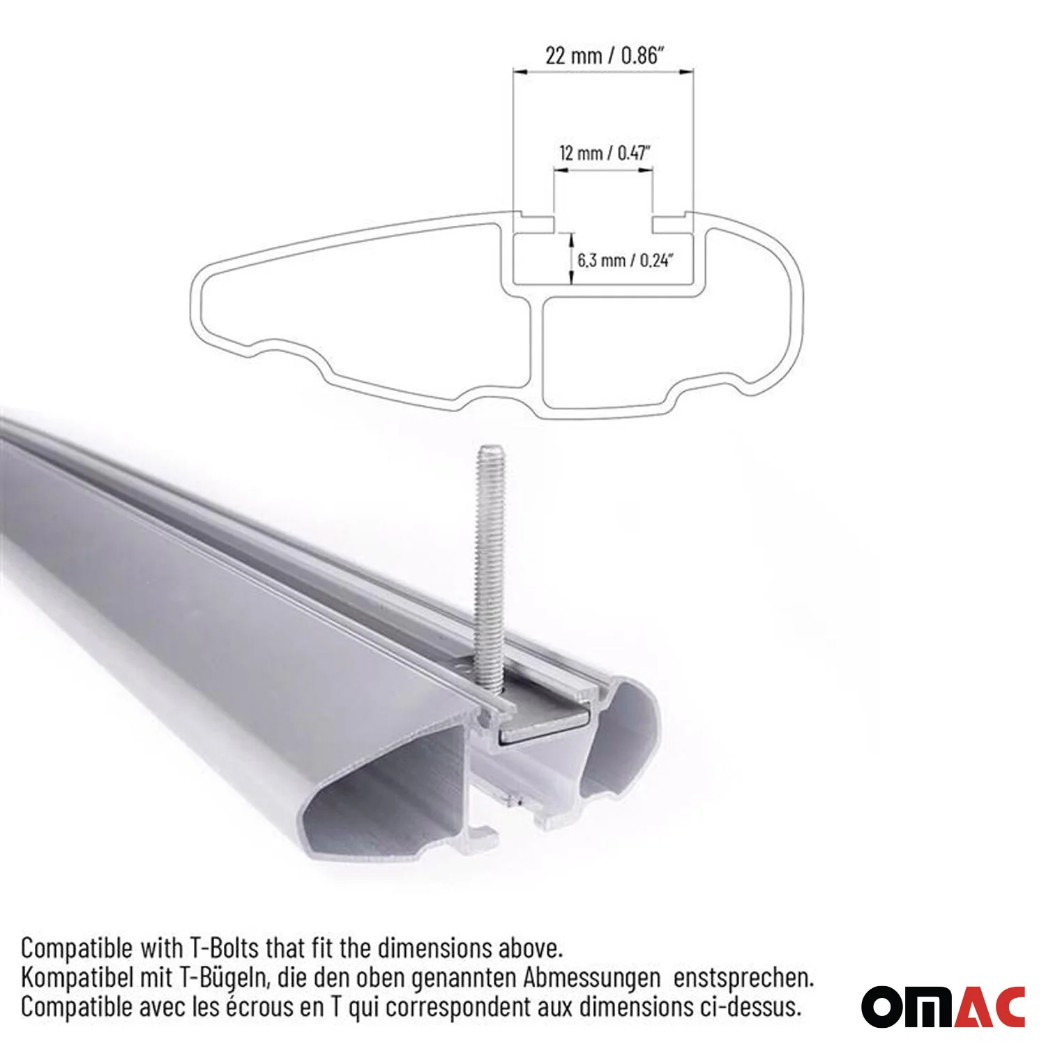 Ladungsbegrenzer Lastanschläge für Dachträger Einstellbar 4x + 2x (3m Gürtel) - Image 4