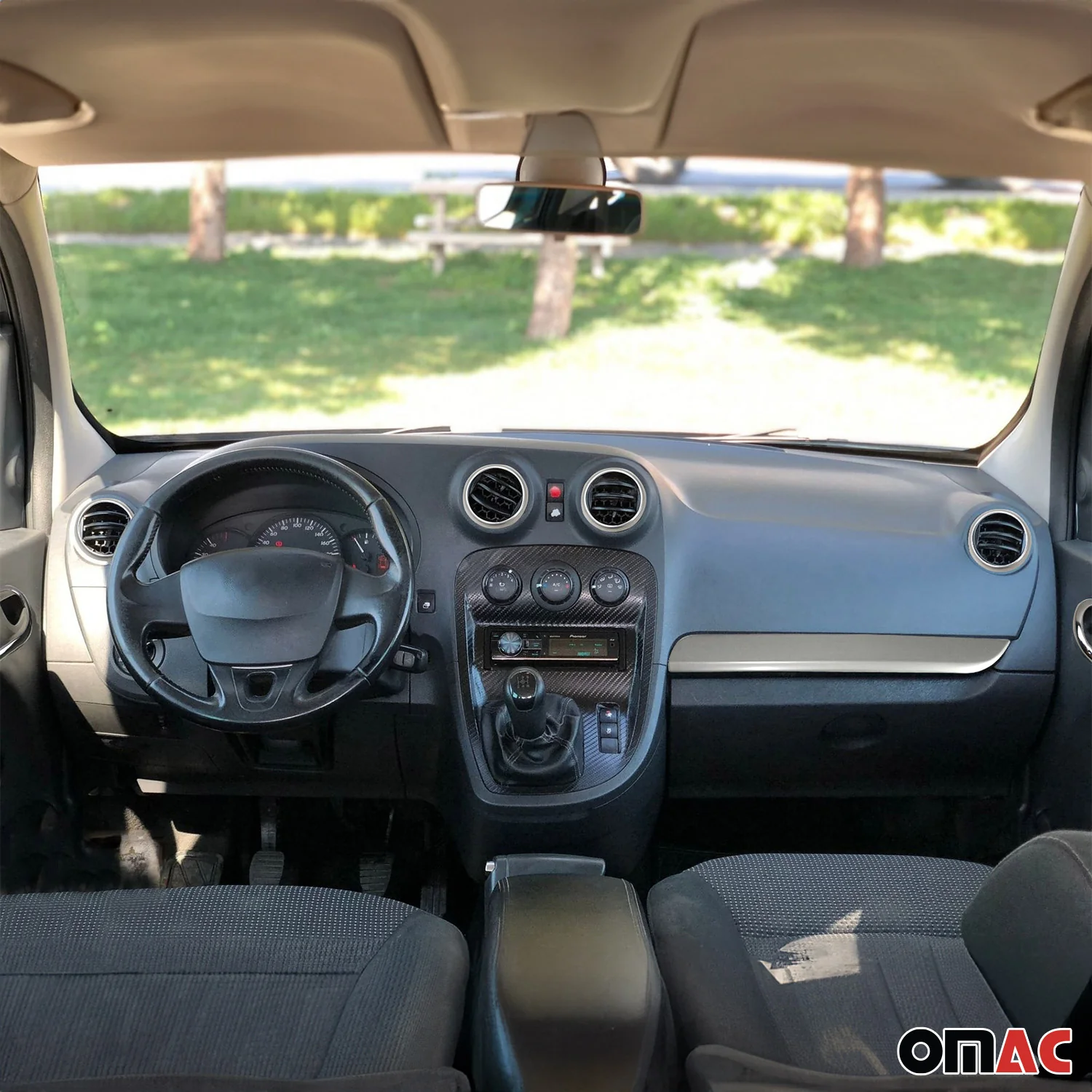 Lüftungs & Inneretürgrif Frontkonsolen Leiste Matt für Mercedes Citan 2012-2021 - Image 2