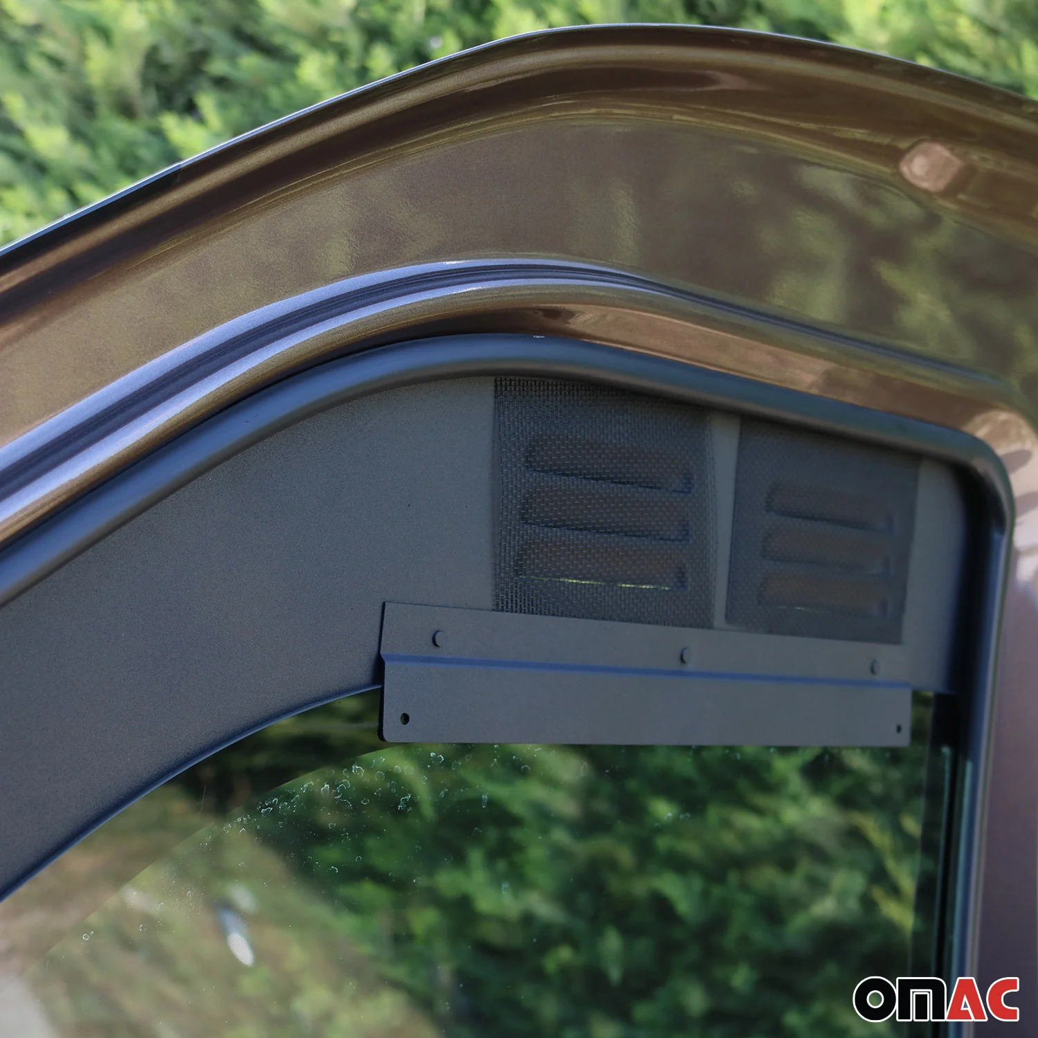 Lüftungsgitter Be & Entlüftung für Fiat Doblo 2010-2021 Aluminium Schwarz 2tlg - Image 3