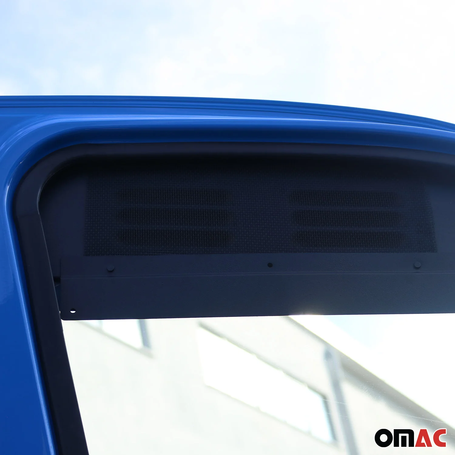 Lüftungsgitter Be & Entlüftung für Ford Transit 2015-2026 Aluminium Schwarz 2tlg - Image 4