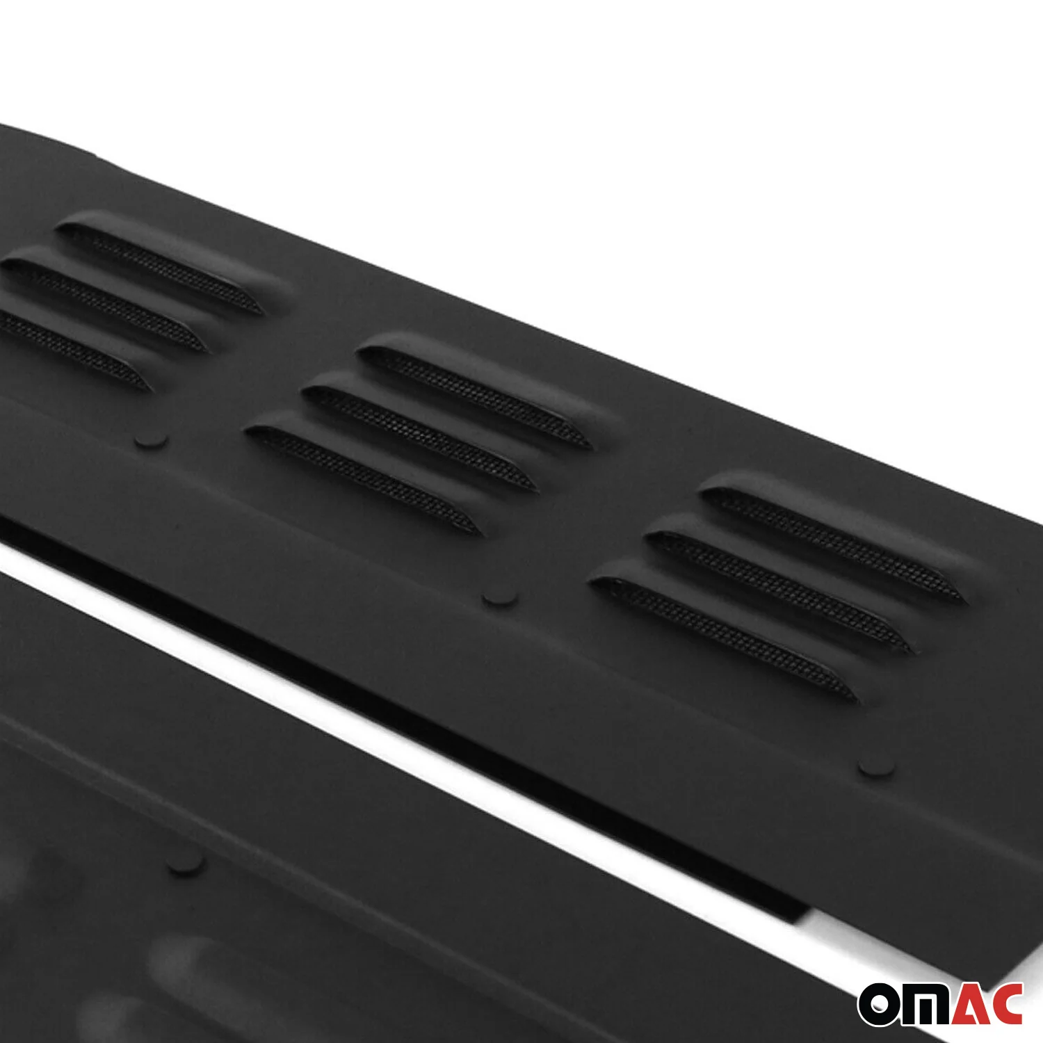 Lüftungsgitter Be & Entlüftung für Renault Master 2 1998-2010 Alu Schwarz 2tlg - Image 6