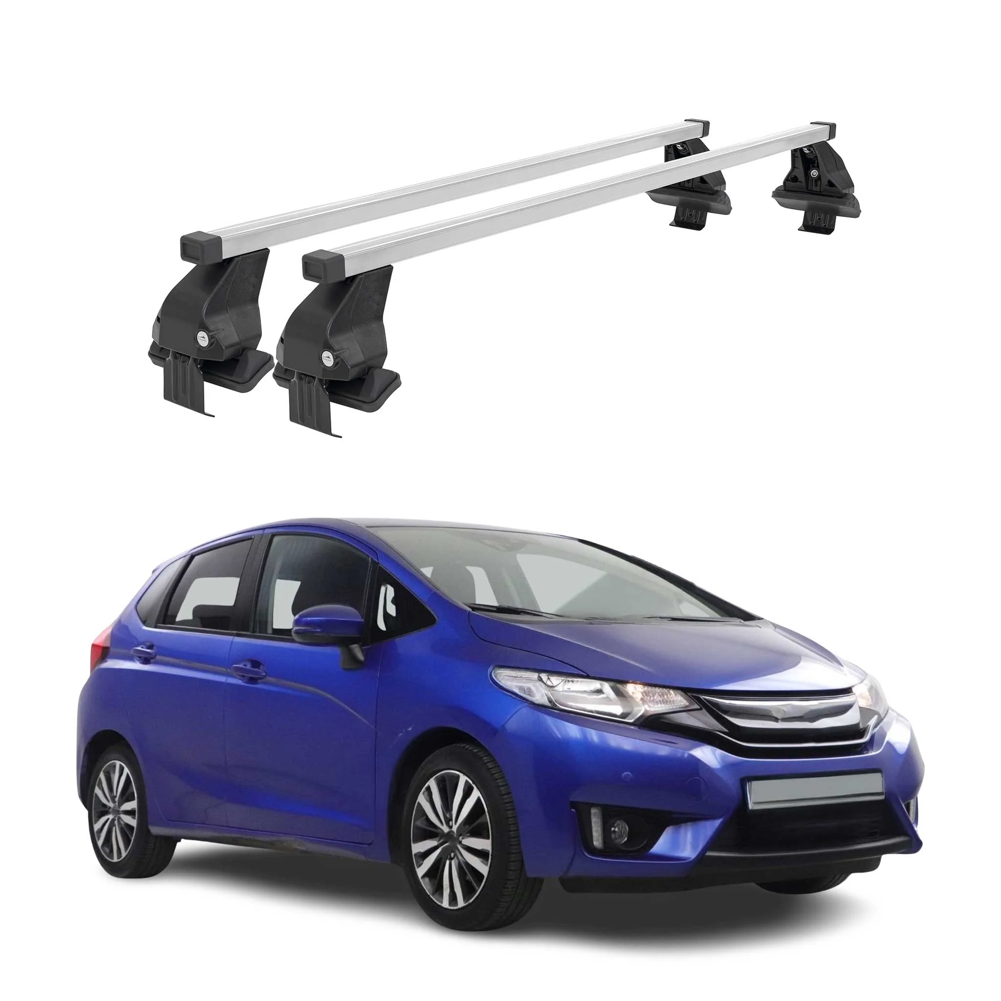 Menabo Dachträger Grundtäger für Honda Jazz 2020-2026 50kg Stahl Silber 2 tlg