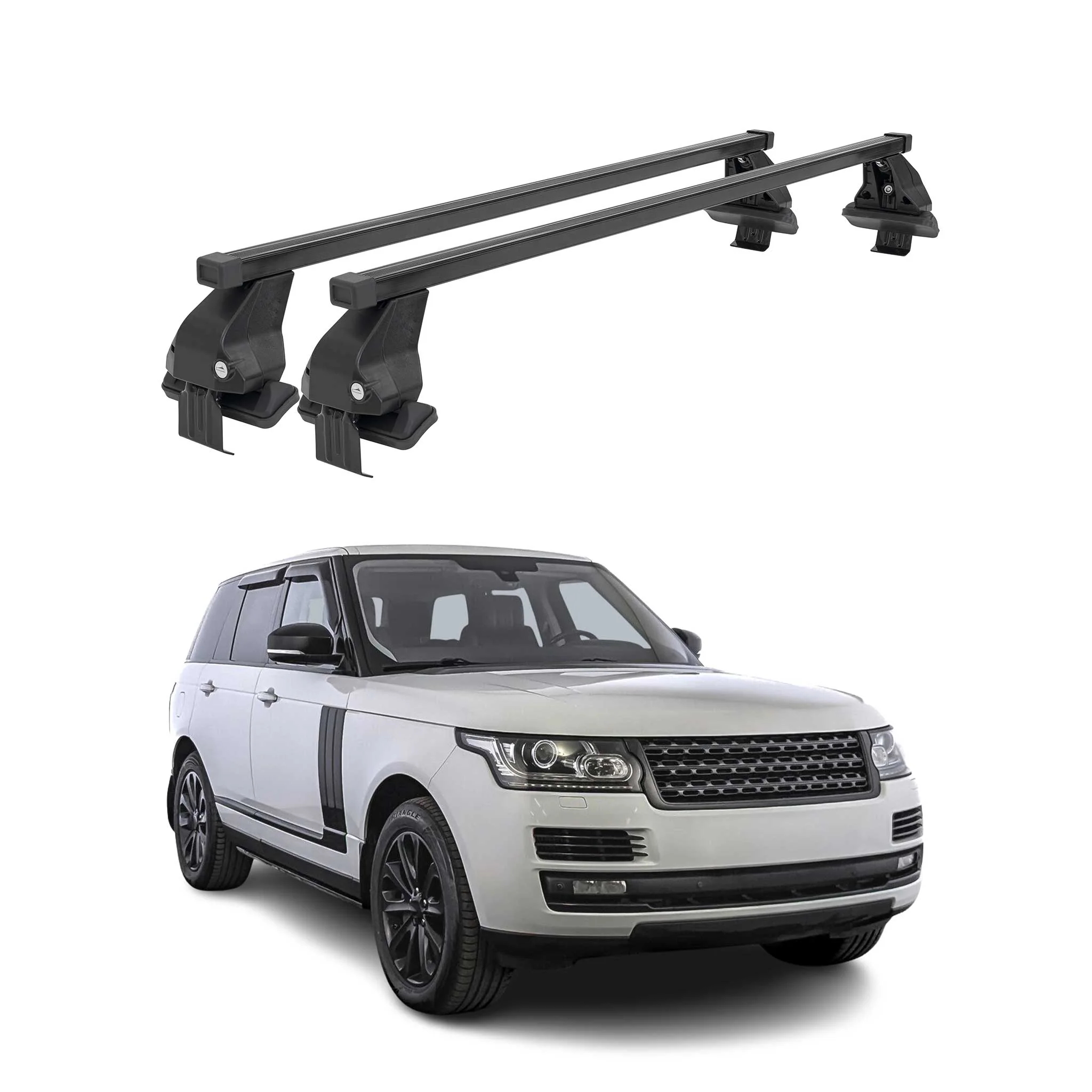 Menabo Dachträger für Land Rover Range Rover L405 2012-2022 50kg Stahl Schwarz