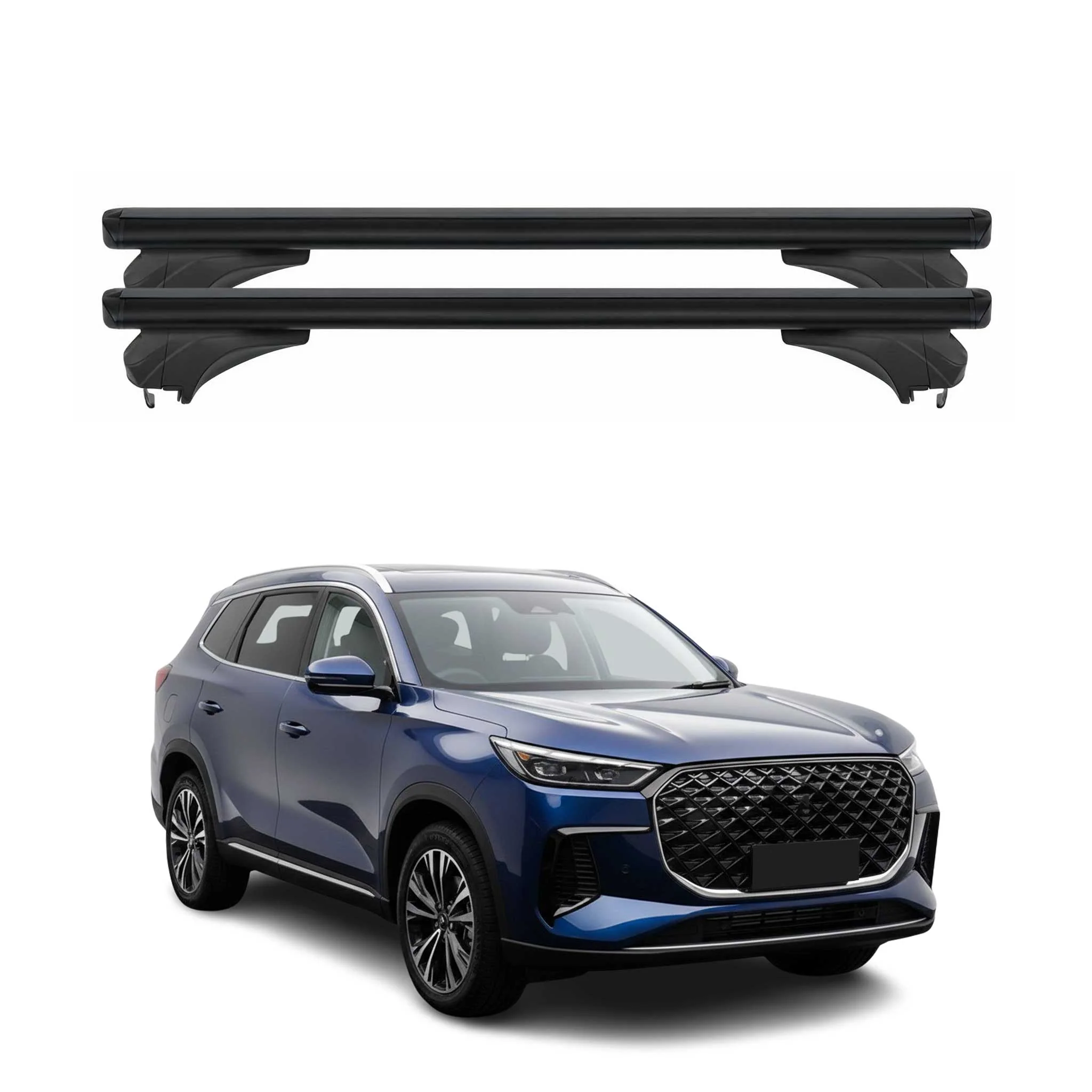 Menabo Dachträger Grundtäger für EBRO S800 2025-2026 Aluminium Schwarz 2 tlg