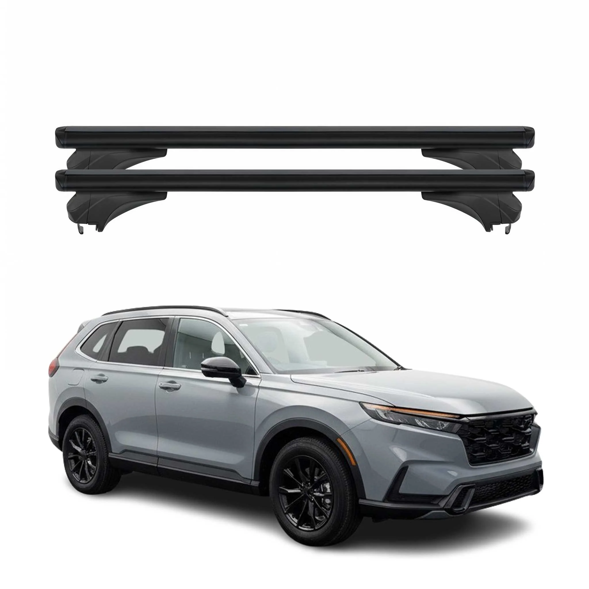 Menabo Dachträger Grundtäger für Honda CR-V VI 2023-2026 Aluminium Schwarz 2 tlg