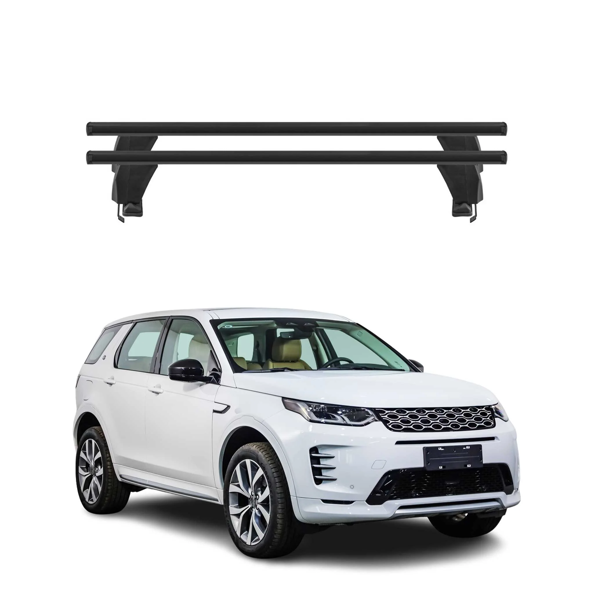 Menabo Dachträger für Land Rover Discovery Sport 2019-2026 50kg Alu Schwarz 2x