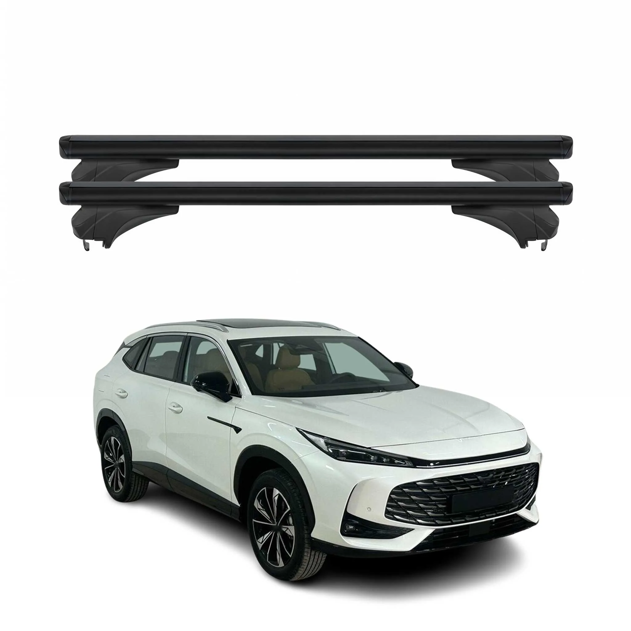 Menabo Dachträger Grundtäger für MG HS / EHS II 2024-2026 Aluminium Schwarz 2tlg