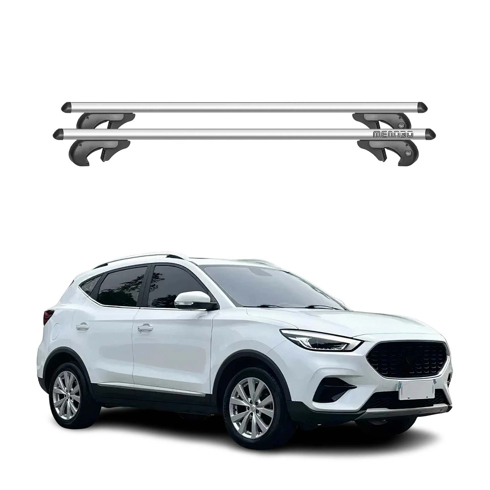 Menabo Dachträger Grundtäger für MG ZS 2017-2026 90kg Aluminium Silber 2 tlg