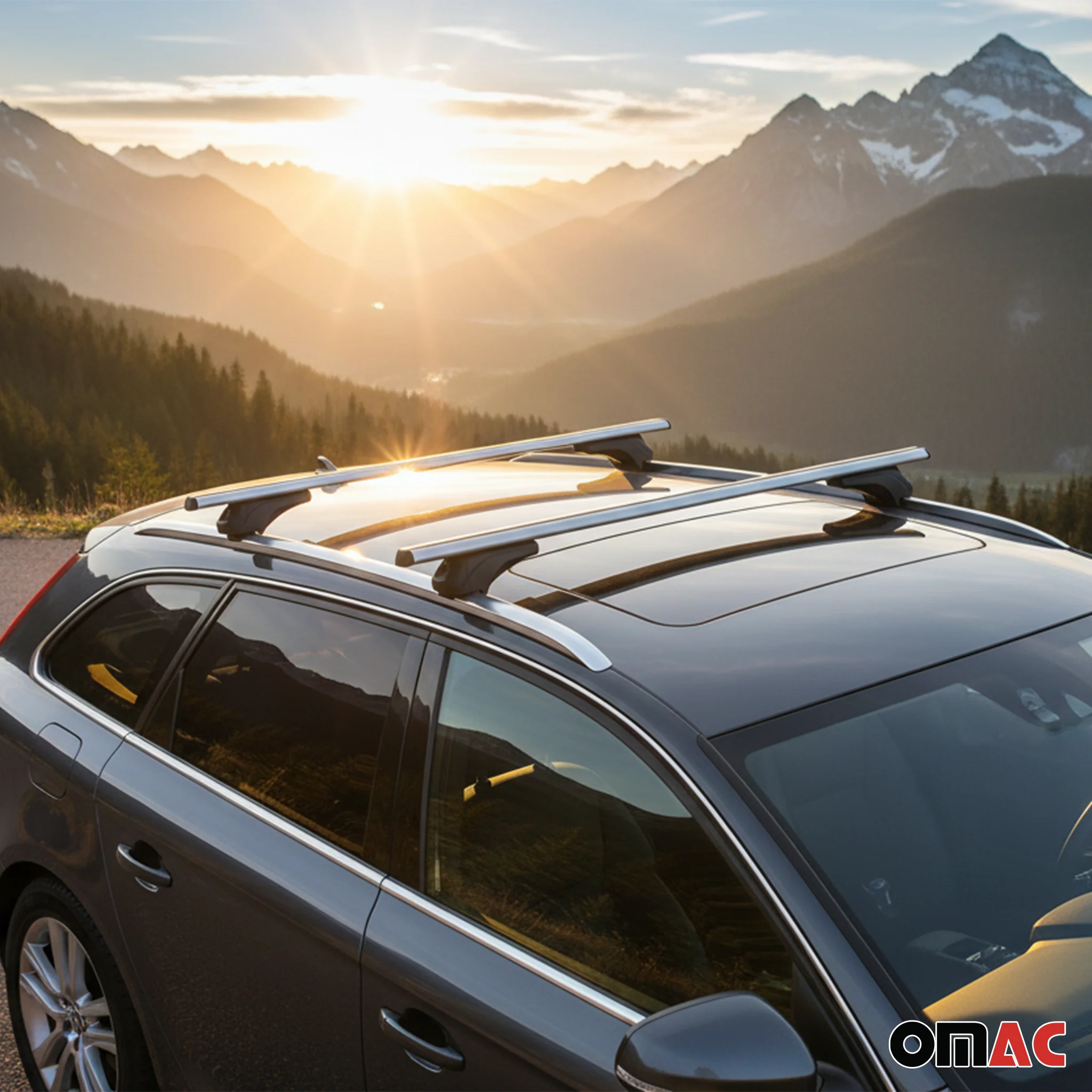 Menabo Dachträger Grundtäger für Volvo EX40 2024-2026 Aluminium Silber 2 tlg - Image 3