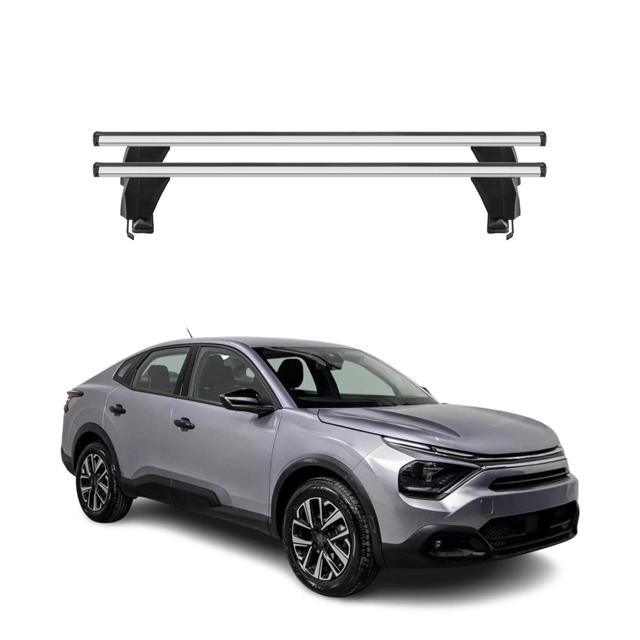 Menabo Dachträger Grundträger für Citroen C4X / e-C4X 2022-2026 Alu Grau 2tlg