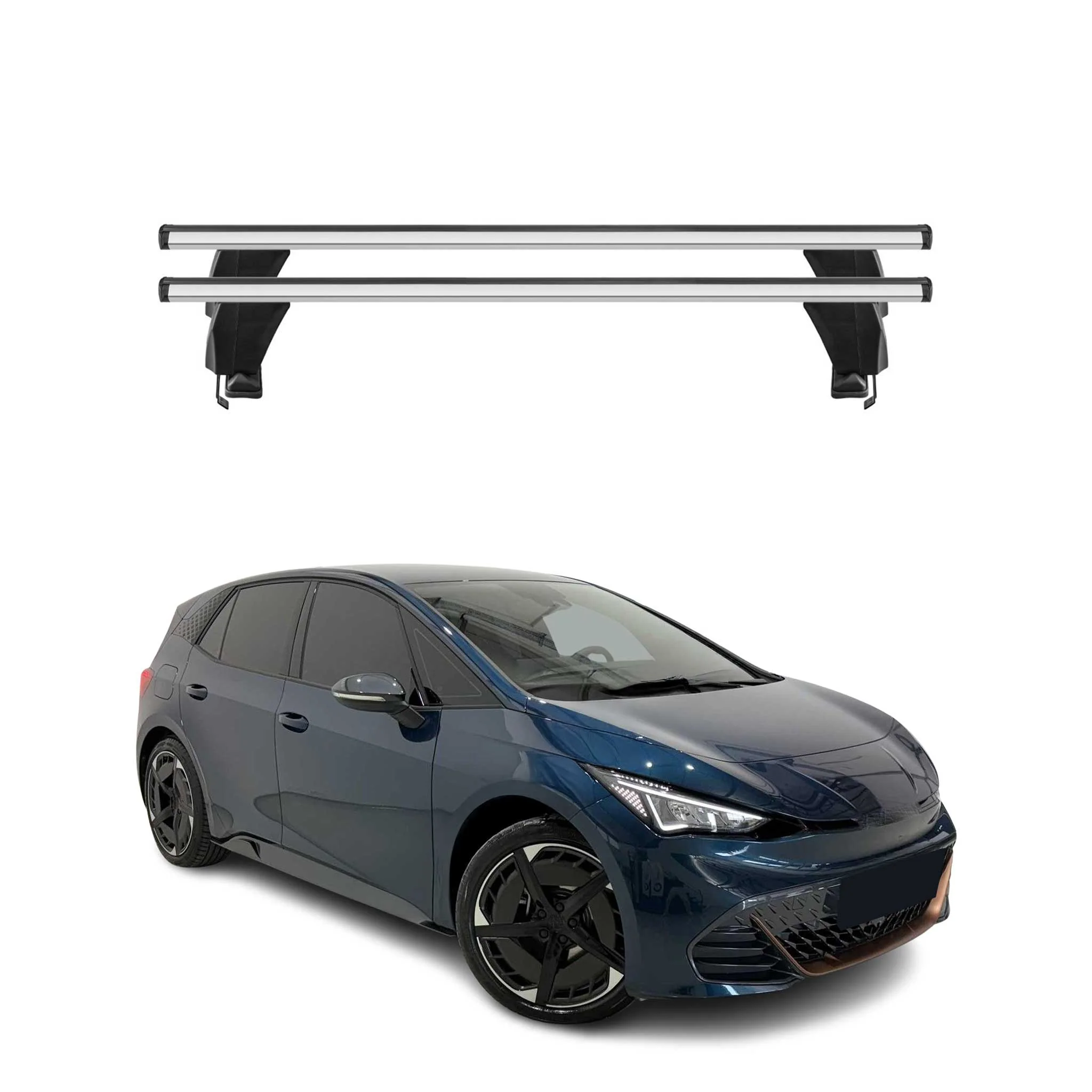 Menabo Dachträger Grundträger für Cupra Born 2021-2026 FL Alu Grau 2tlg