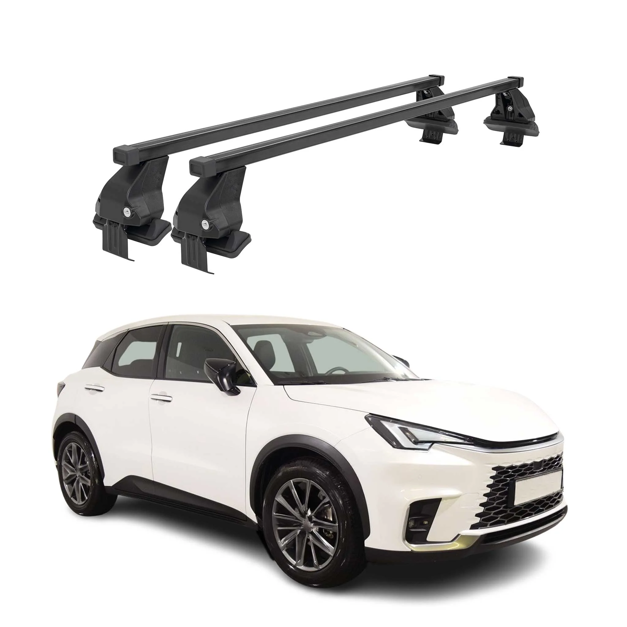 Menabo Dachträger Grundträger für Lexus LBX 2024-2026 Stahl Schwarz 2tlg