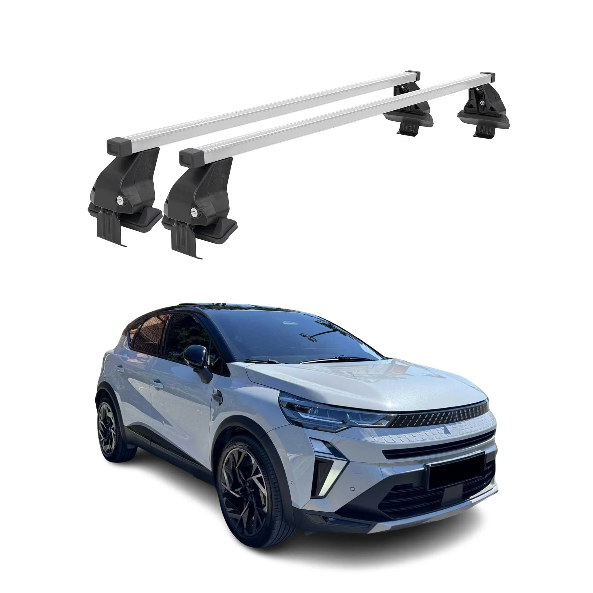 Menabo Dachträger Grundträger für Renault Symbioz 2024-2026 Stahl Grau 2tlg