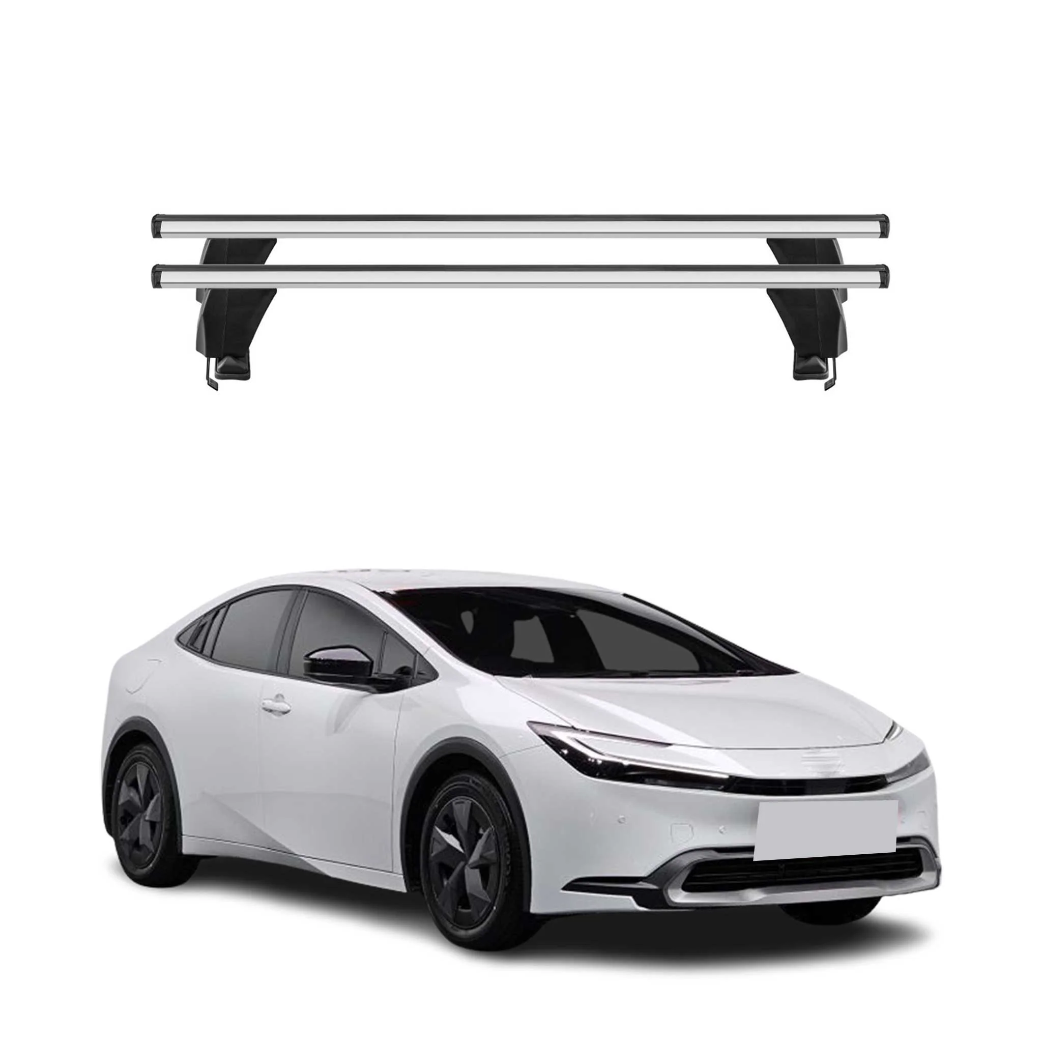 Menabo Dachträger Grundträger für Toyota Prius V 2022-2026 Alu Grau 2tlg