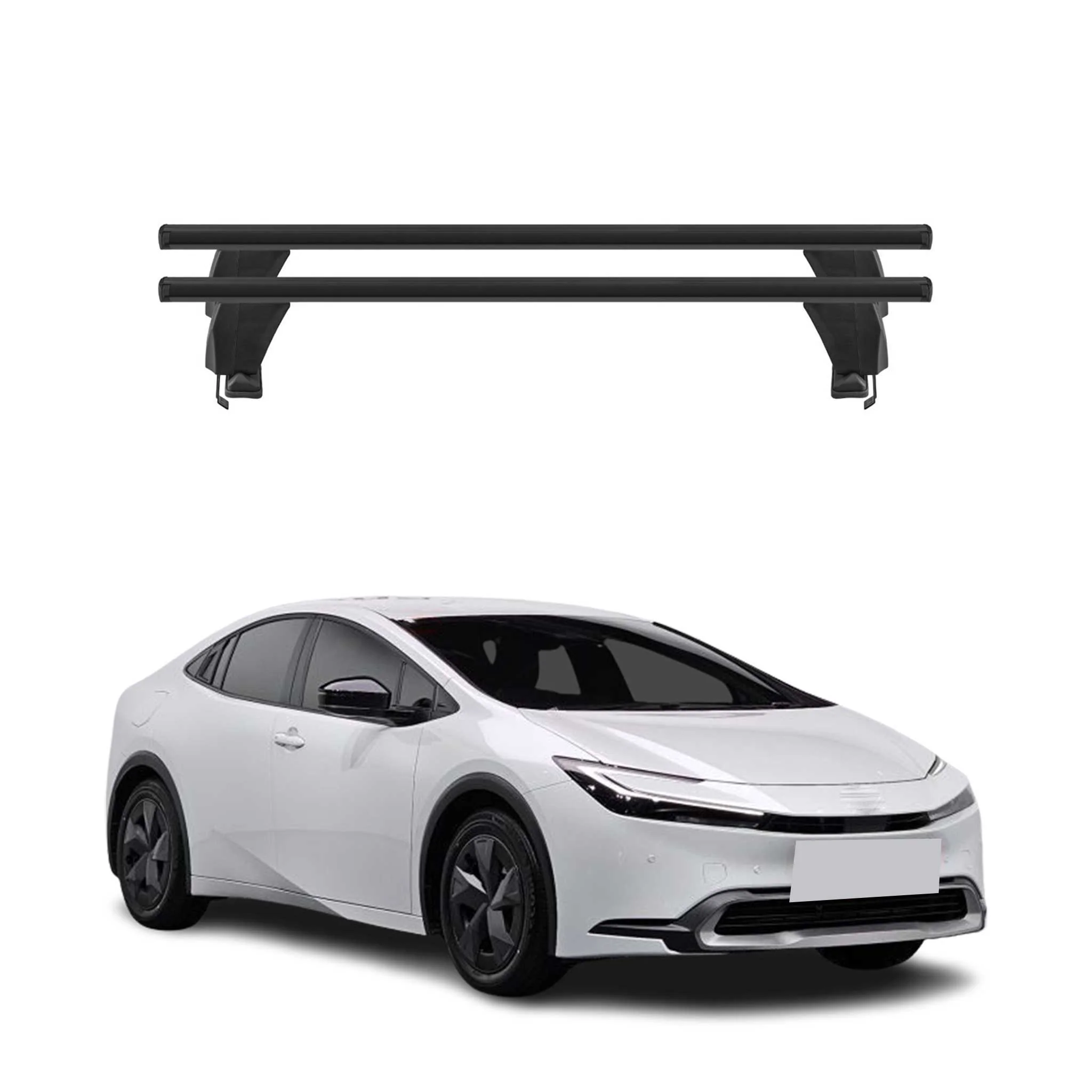 Menabo Dachträger Grundträger für Toyota Prius V 2022-2026 Alu Schwarz 2tlg
