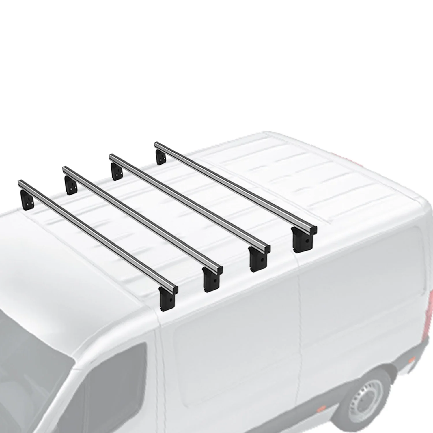 Menabo Dachträger Querträger für Fiat Scudo 2007-2016 Grundträger Alu Grau 4x