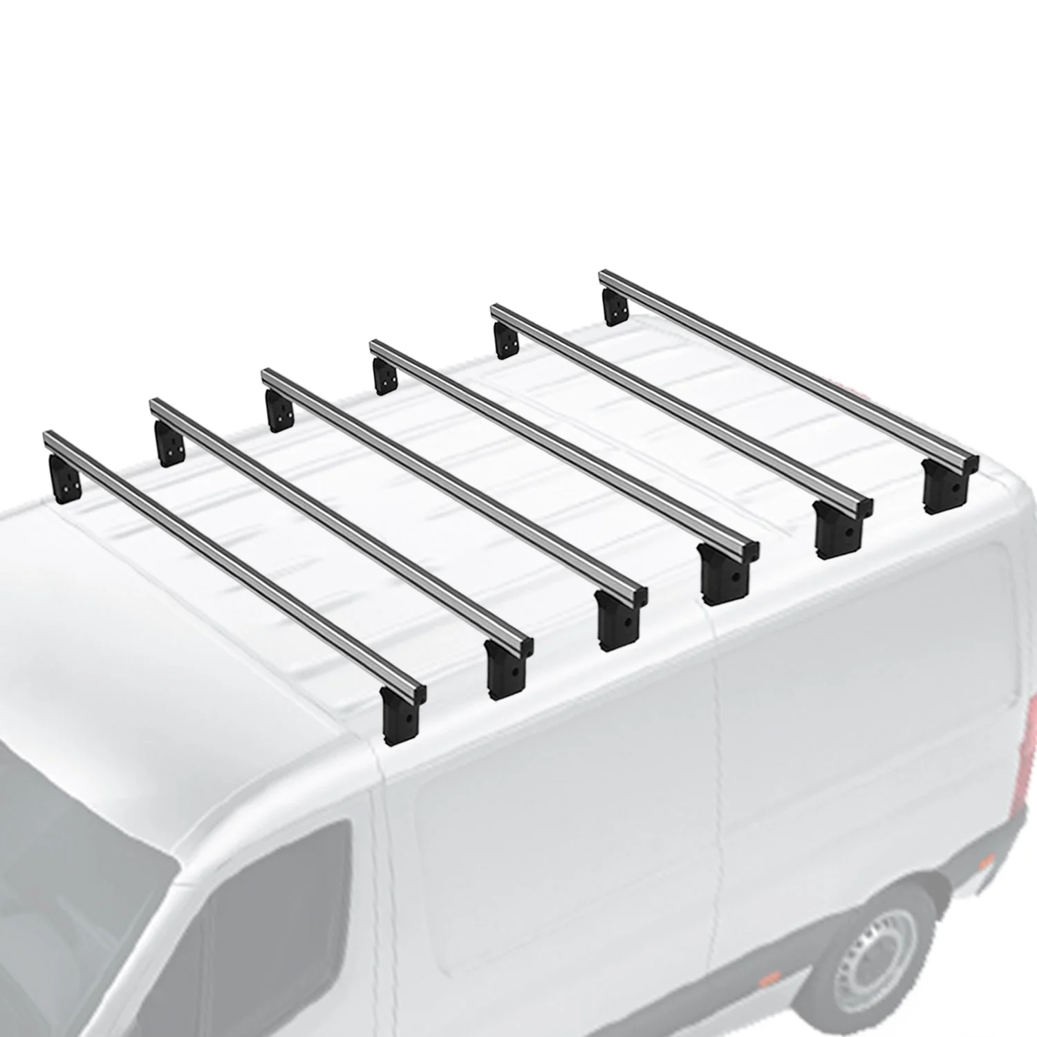 Menabo Dachträger Querträger für Mercedes Sprinter 2018-2026 Aluminium Grau 6x