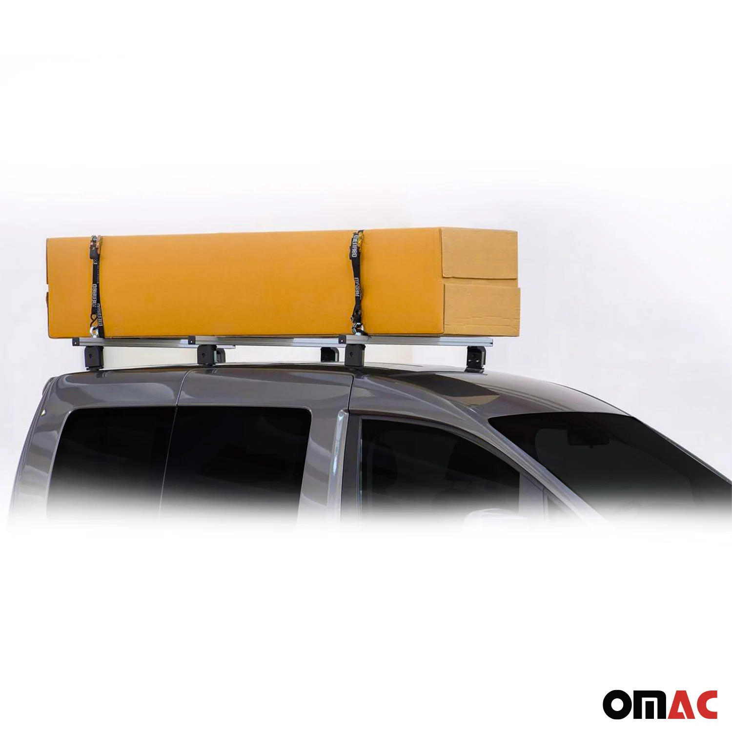 Menabo Dachträger Querträger für Peugeot Boxer 1993-2014 Grundträger Alu Grau 3x - Image 9