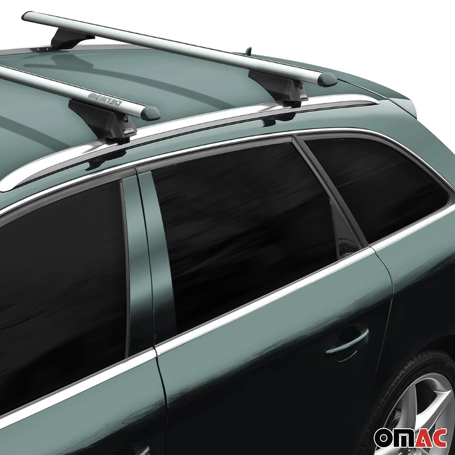 Menabo Dachträger Grundtäger für Peugeot 4008 2012-2017 75kg Alu Grau 2tlg - Image 7