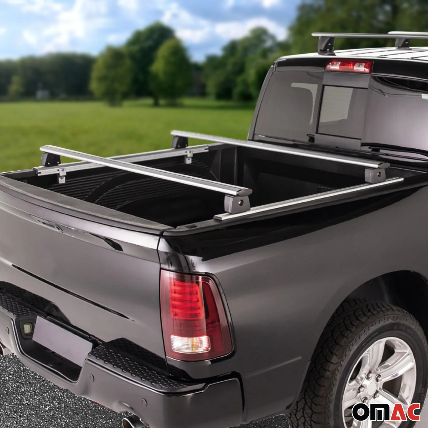 Menabo Dachträger für Nissan Titan Laderaumrollo-Querträger Ladeflächenträger - Image 2