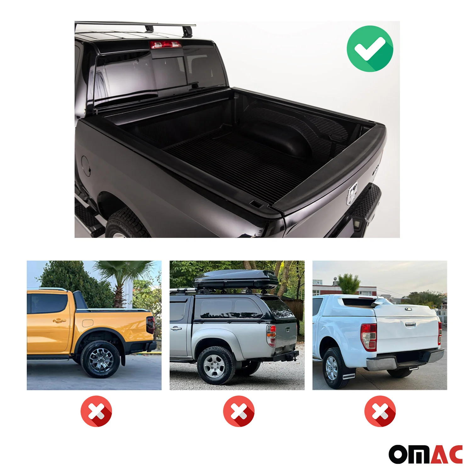 Menabo Dachträger für Ssangyong Musso Laderaumrollo-Querträger Ladeflächenträger - Image 5