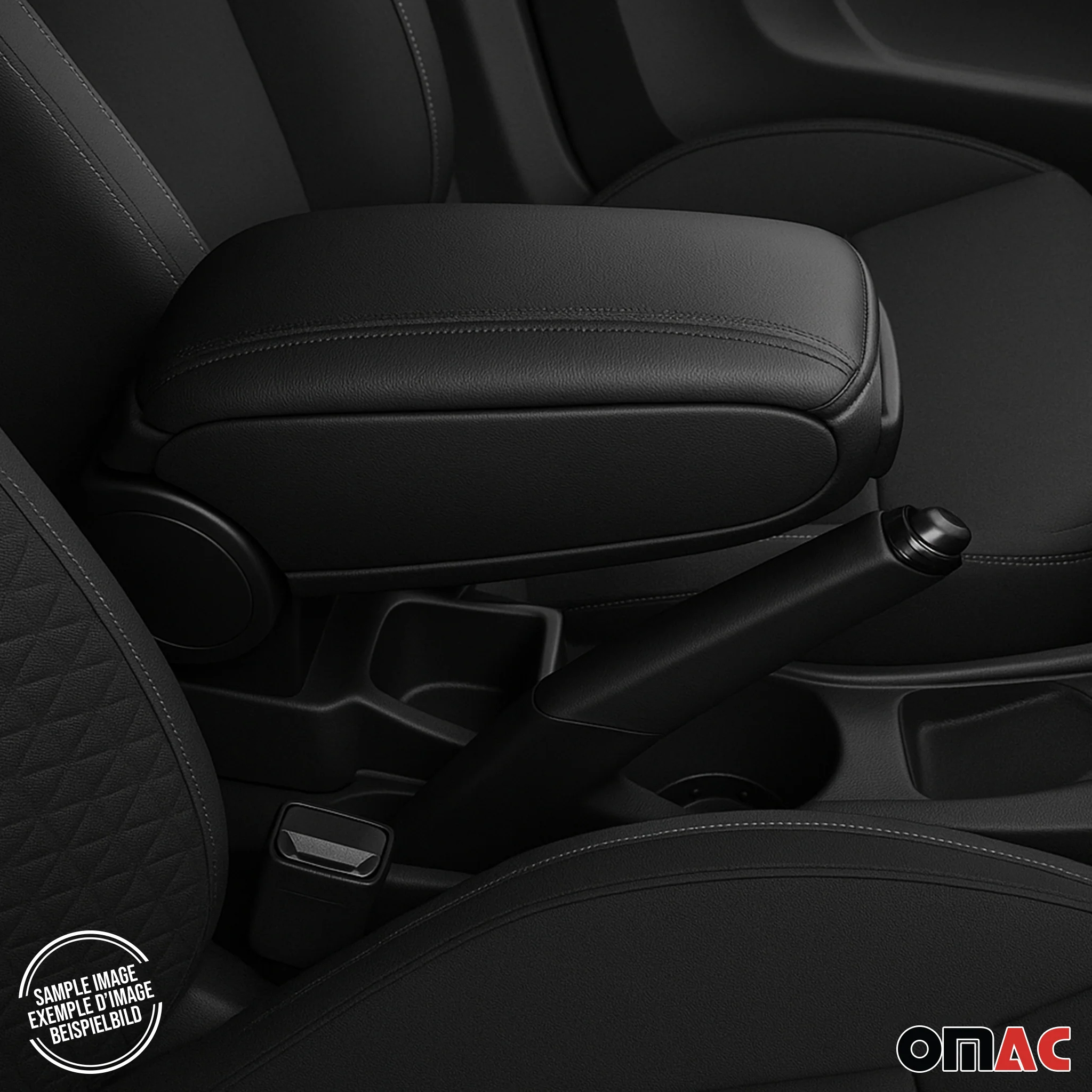 Mittelarmlehne Armlehne für Fiat 500 500C 2016-21 Facelift Modelle PU-Leder ABS - Image 2