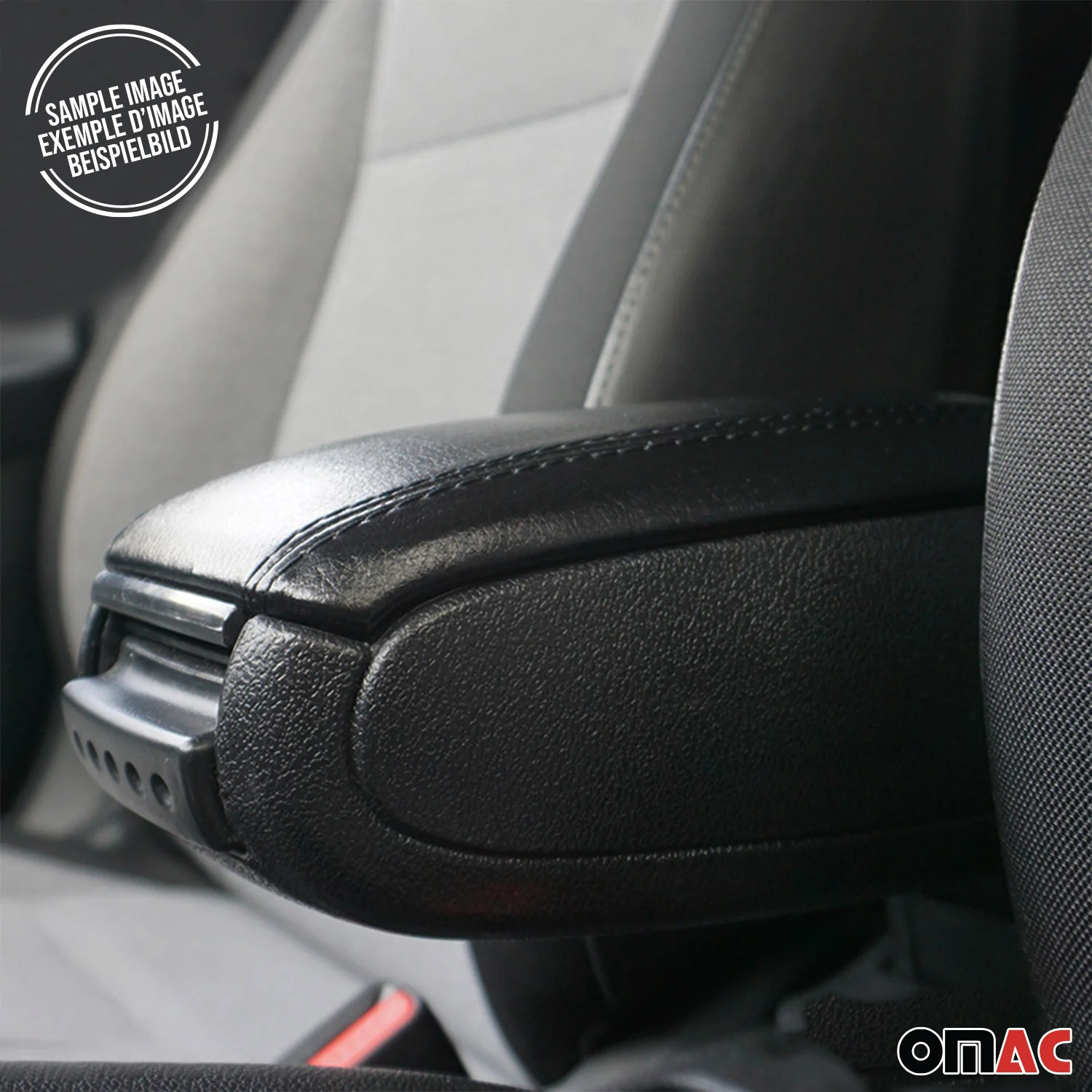 Mittelarmlehne Armlehne für Renault Megane II 2003-2008 PU-Leder ABS Schwarz - Image 6