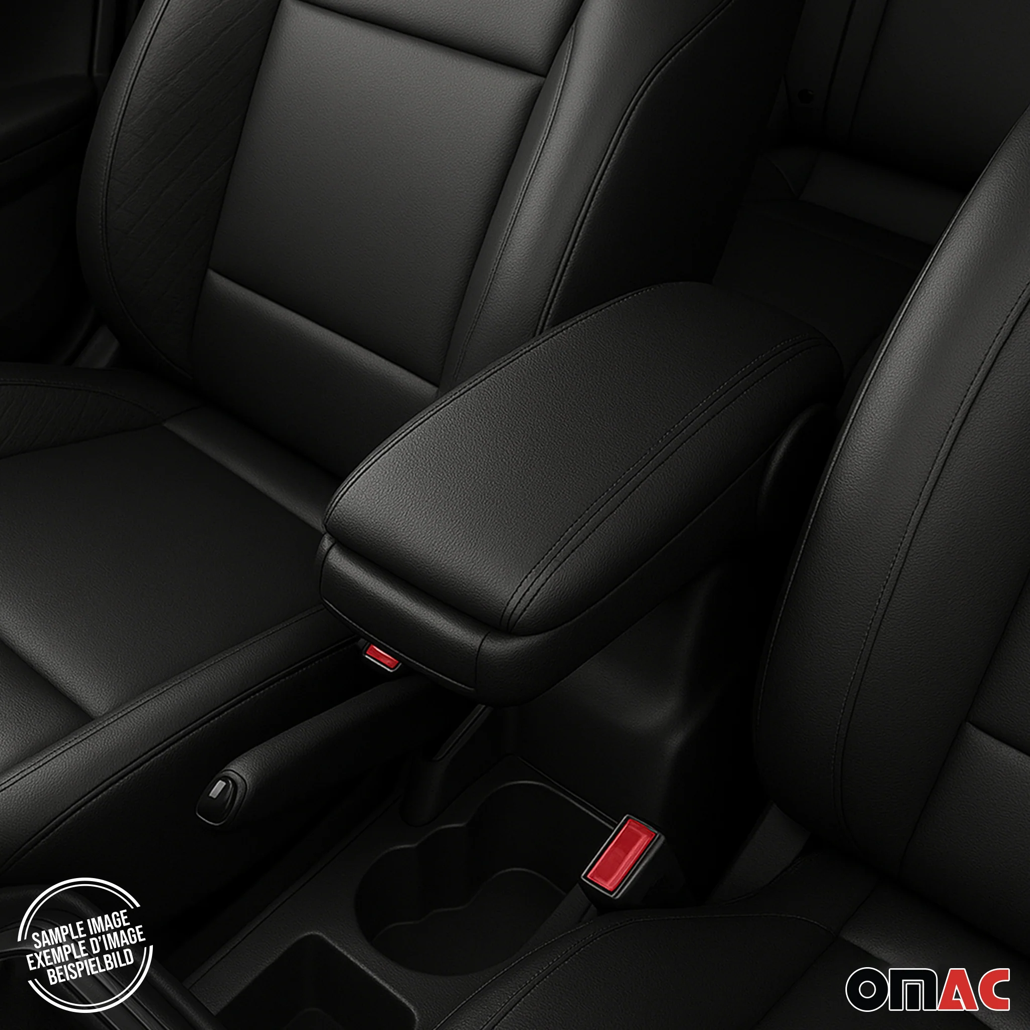 Mittelarmlehne Armlehne Mittelkonsole für Skoda Rapid 2012-2019 PU-Leder Schwarz - Image 8