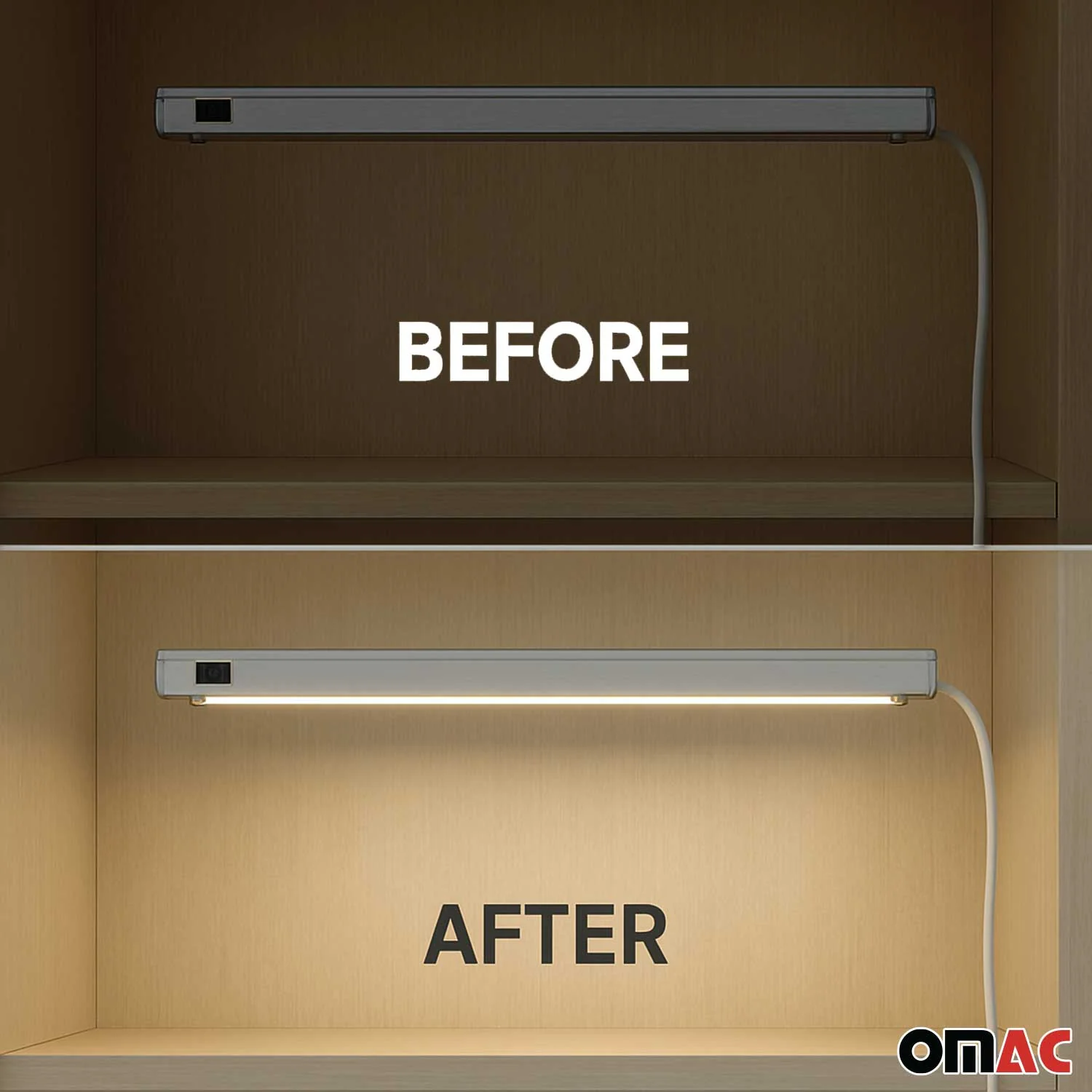 LED Unterbauleuchte Möbelleuchte Küchenleuchte 50 cm 6W A Energie - Image 4