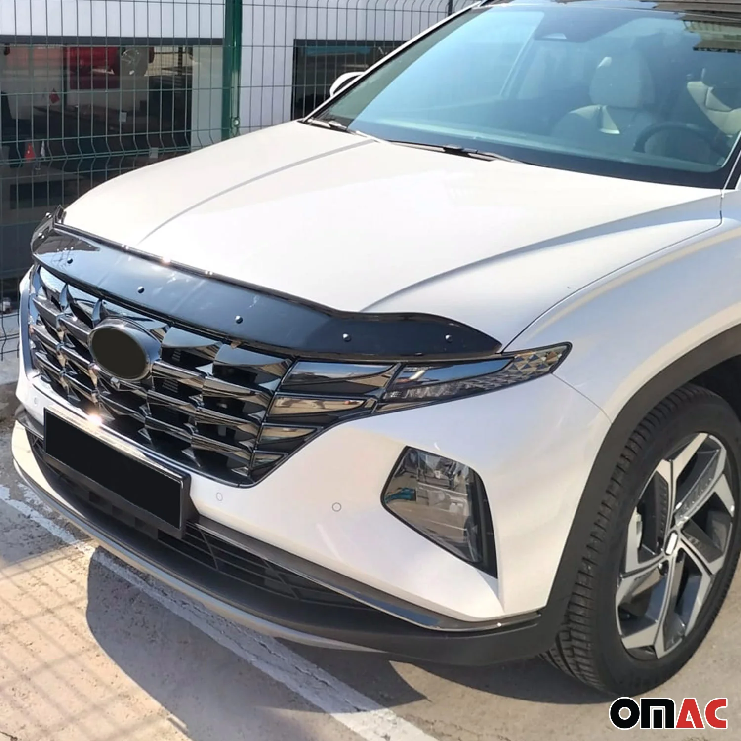 Motorhaube Deflektor Insektenschutz für Hyundai Tucson NX4 2022-2026 Dunkel - Image 8