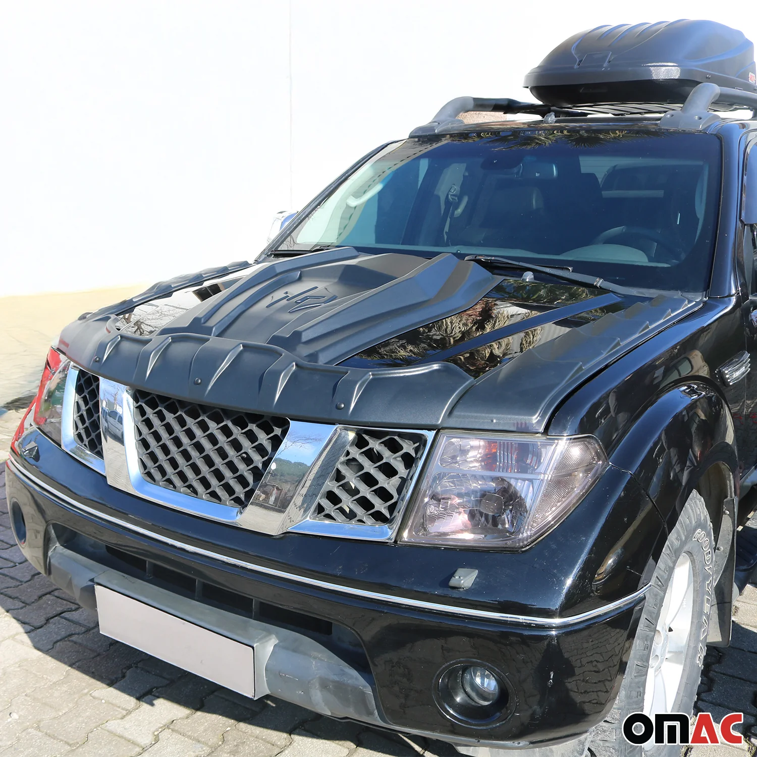 Motorhaube Deflektor Insekten Steinschlagschutz für Mitsubishi L200 2005-2015 3x - Image 4