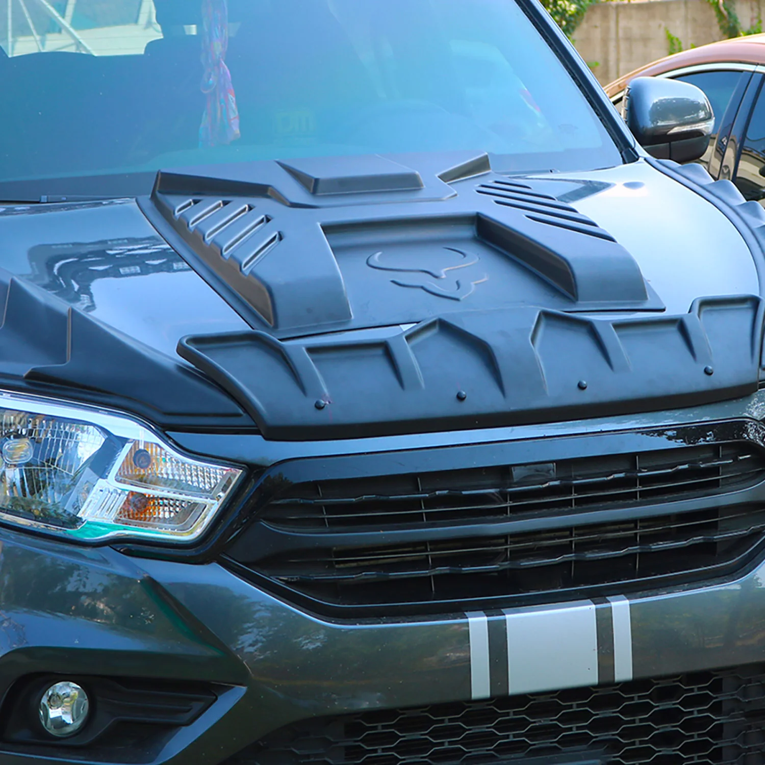 Motorhaube Deflektor Insekten Steinschlagschutz für Ssangyong Musso 2018-2026 3x - Image 3
