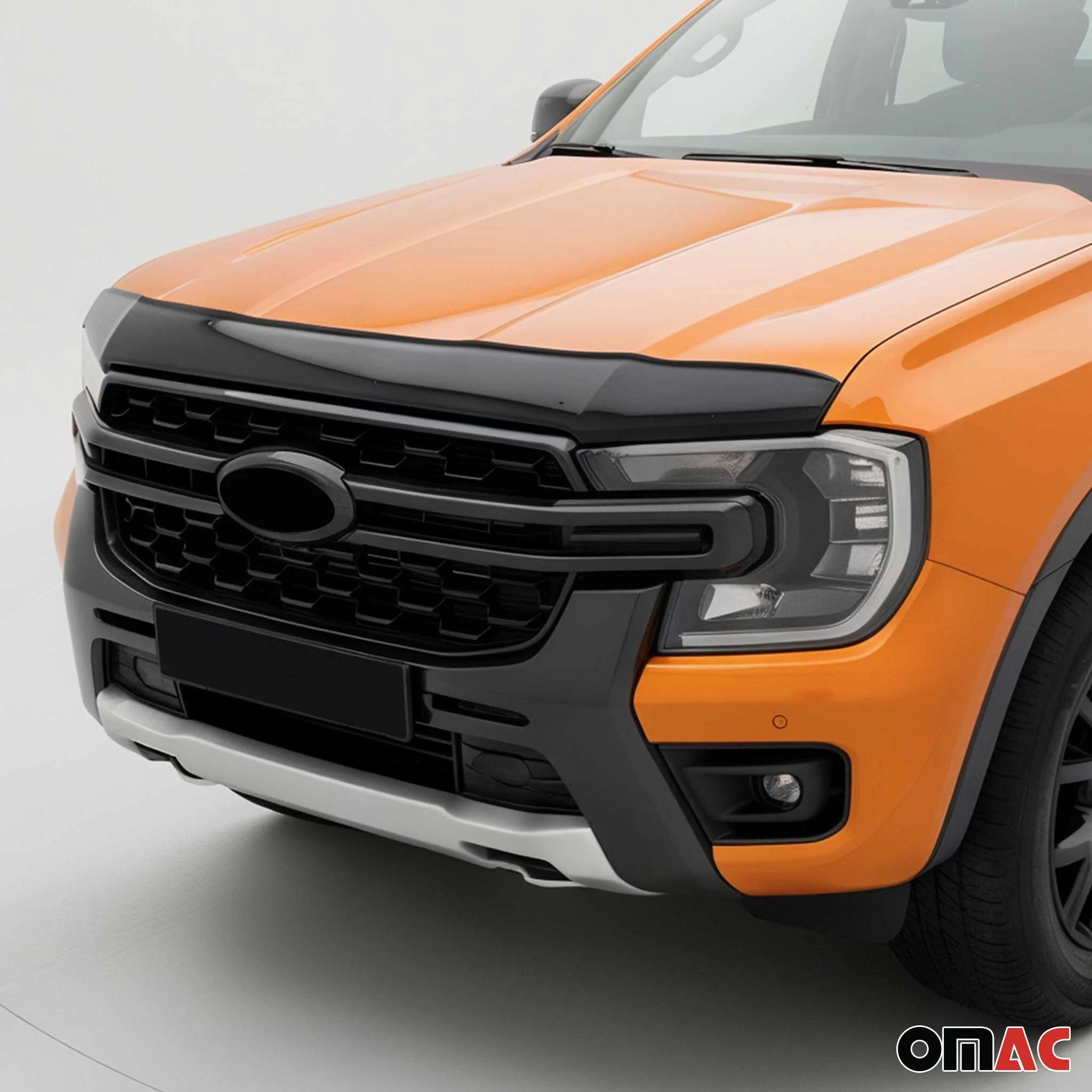 Motorhaube Deflektor Insekten für Ford Ranger P703 2022-2026 ABS Schwarz - Image 8
