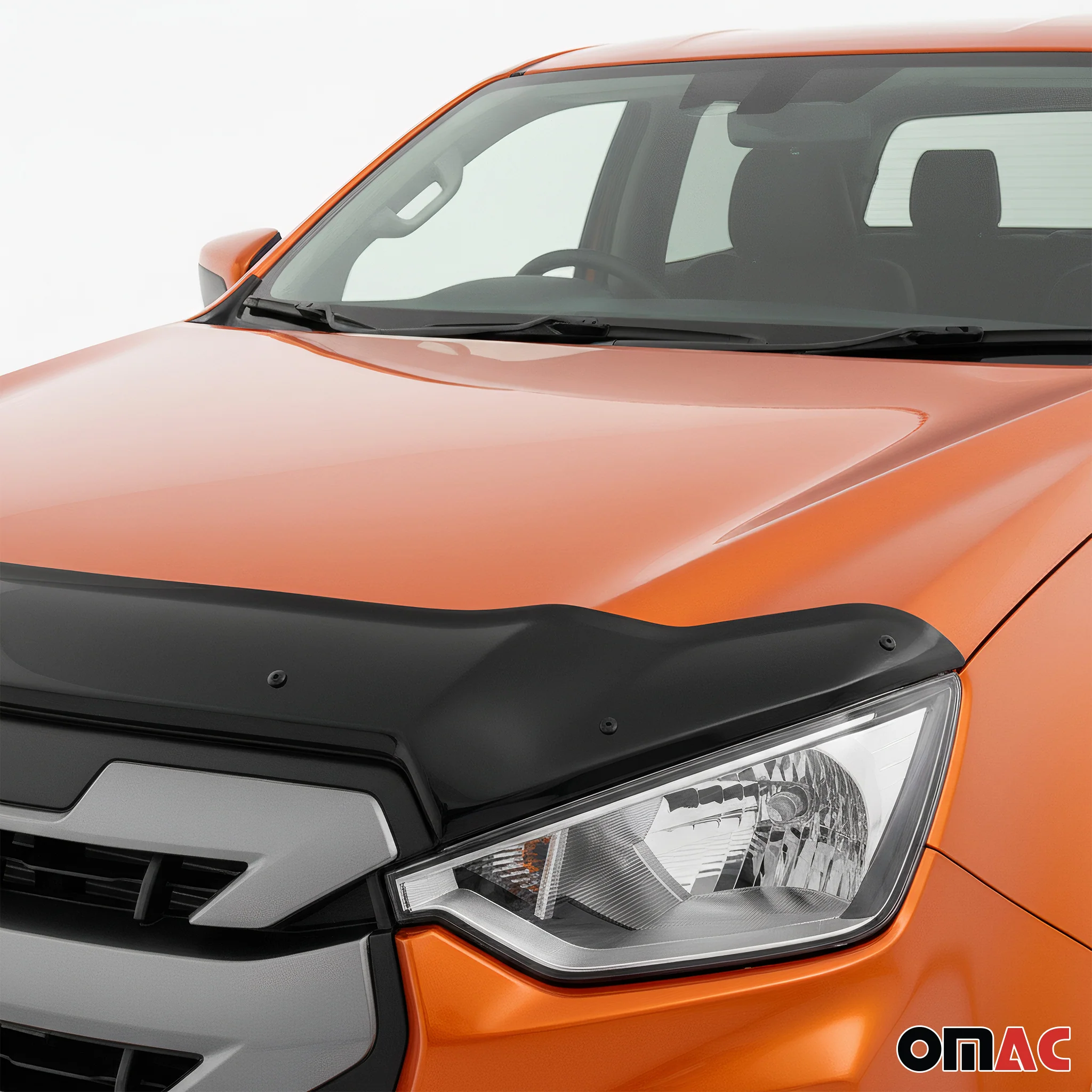 Motorhaube Deflektor Insekten für Isuzu D-max mk3 2019-2023 Pre-FL ABS Schwarz - Image 5