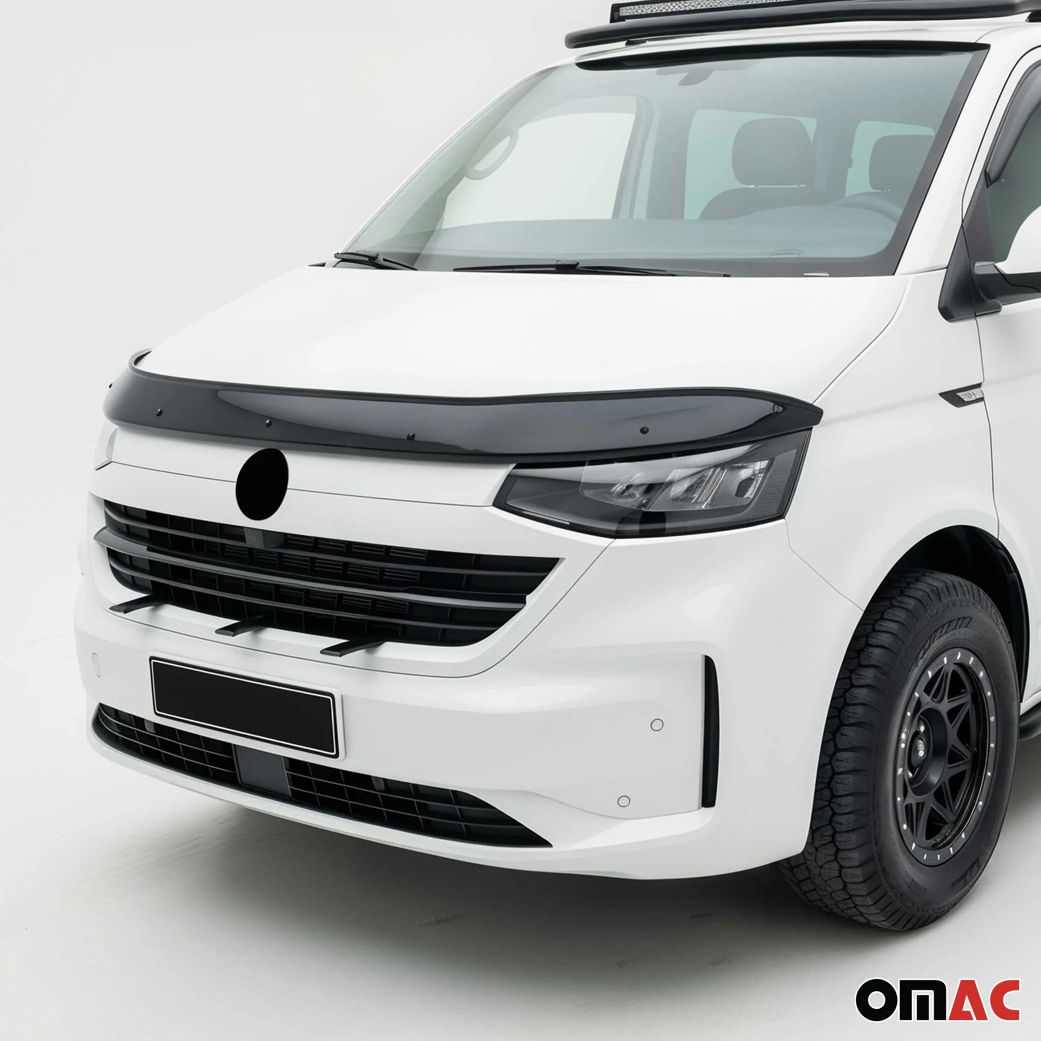 Motorhaube Deflektor Insekten für VW T7 Transporter 2024-2026 ABS Schwarz - Image 8