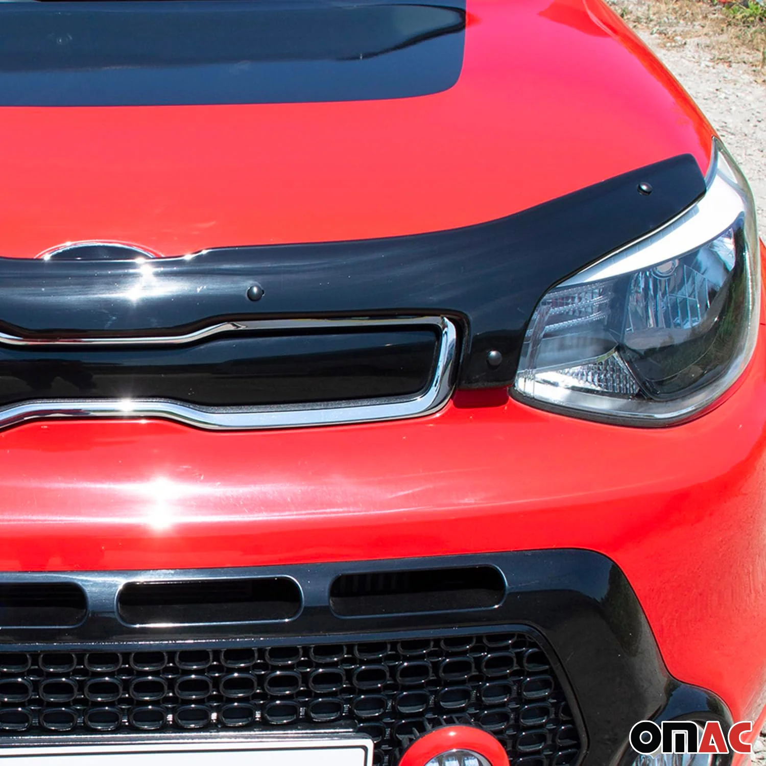 Motorhaube Deflektor Insekten Steinschlagschutz für Kia Soul 2014-2019 Dunkel - Image 8