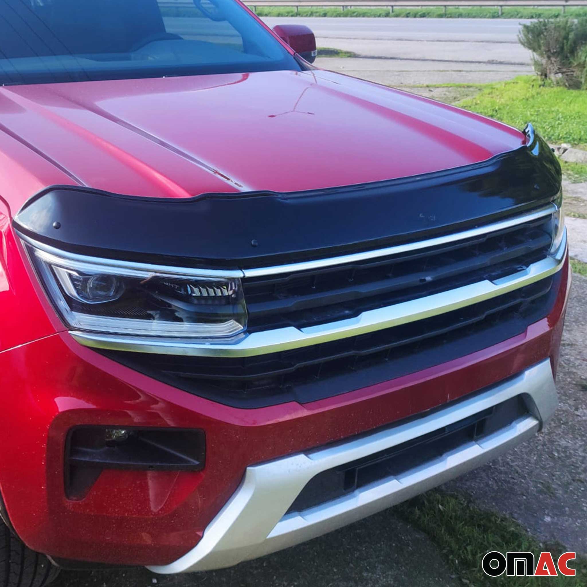 Motorhaube Deflektor Insekten Steinschlagschutz für VW Amarok 2023-2026 ABS - Image 8
