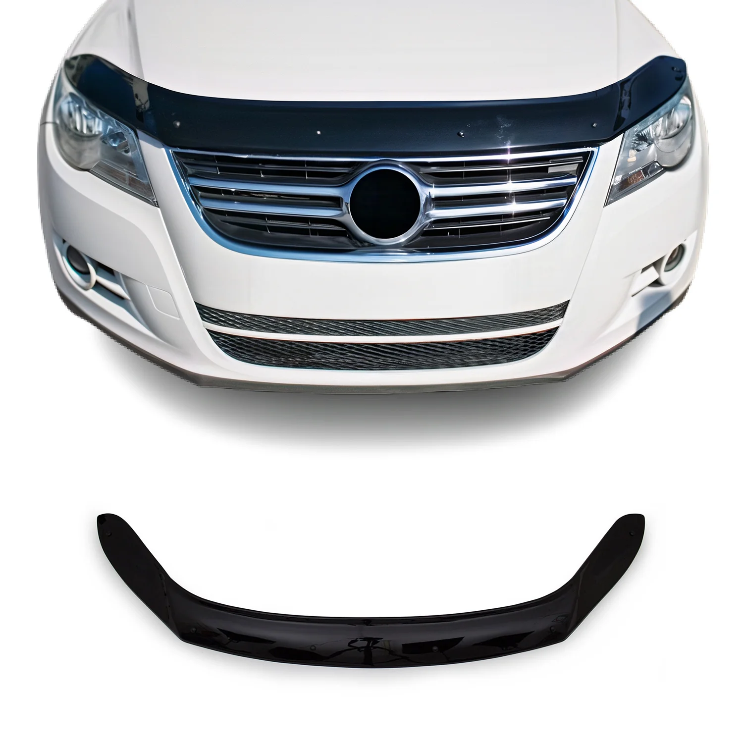 Motorhaube Deflektor Insekten Steinschlagschutz für VW Tiguan 5N mk1 2007-2016
