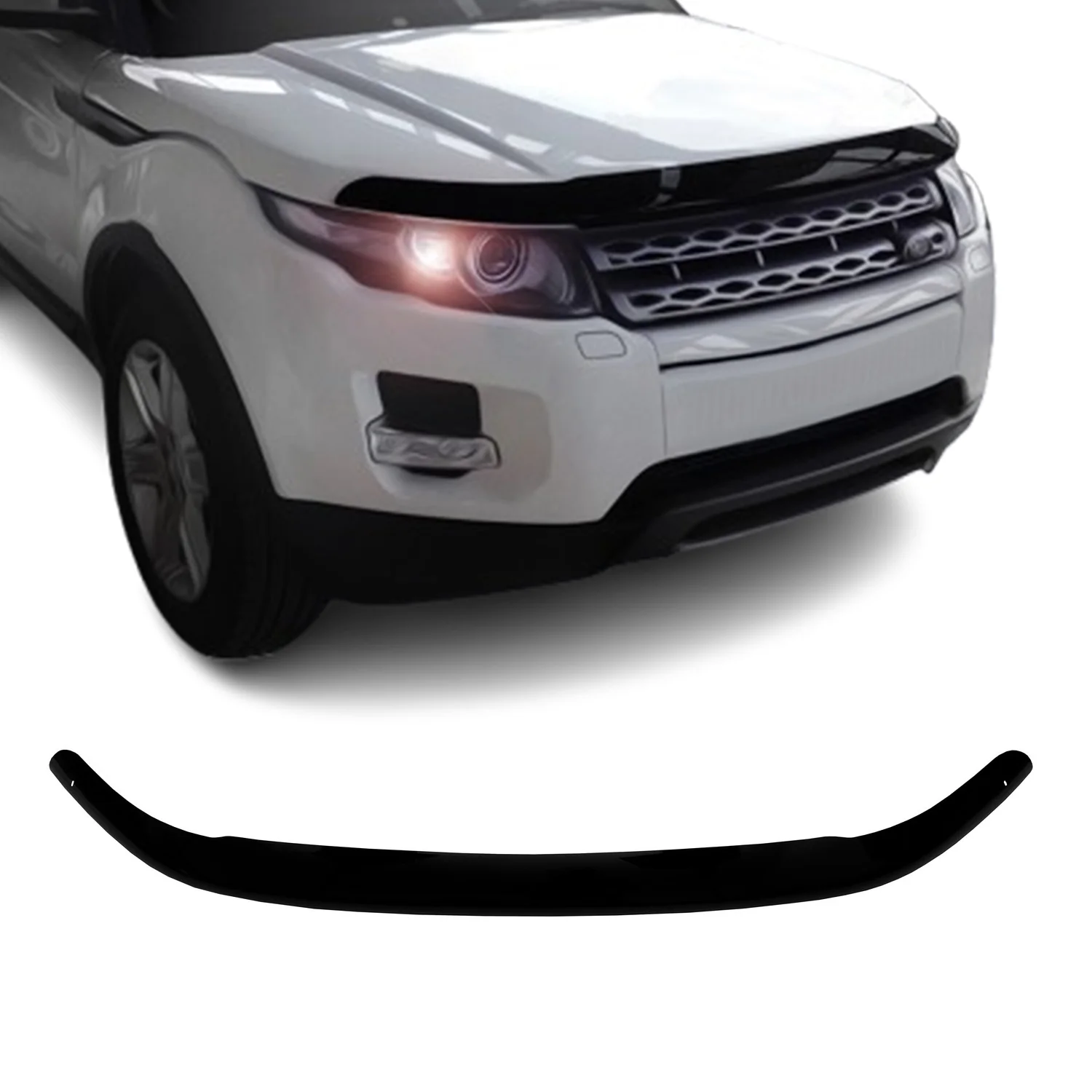 Motorhaube Deflektor Insektenschutz für Range Rover Evoque 2012-2018 Dunkel