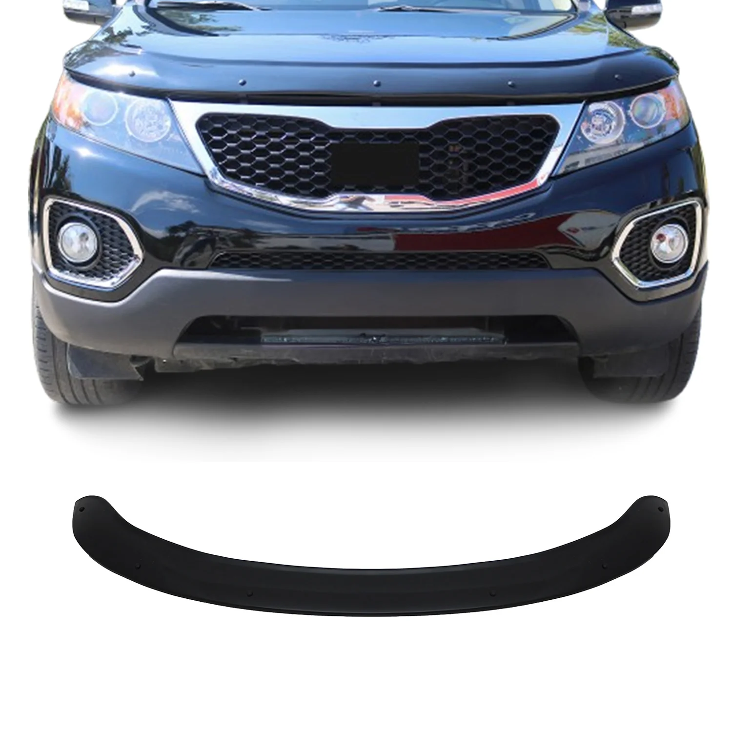 Motorhaube Deflektor Steinschlagschutz für Kia Sorento 2009-2014 Kunststoff 1x